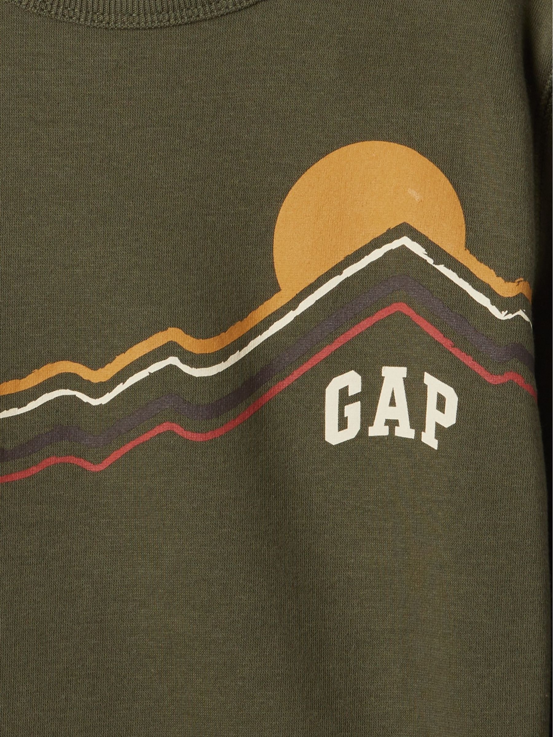 Green Logo Graphic Jumper (4-13yrs) - Image 3 of 3