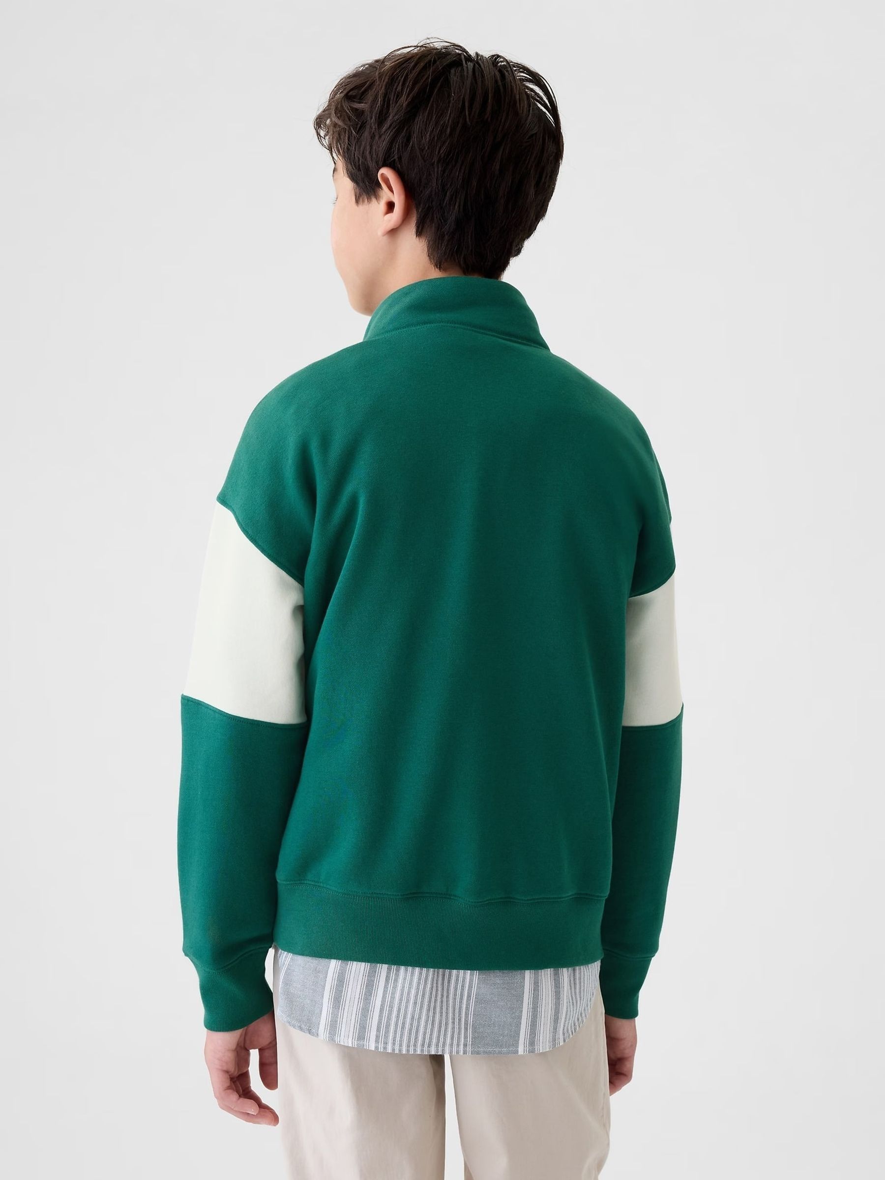 Green Half Zip Pullover (4-13yrs) - Image 2 of 5