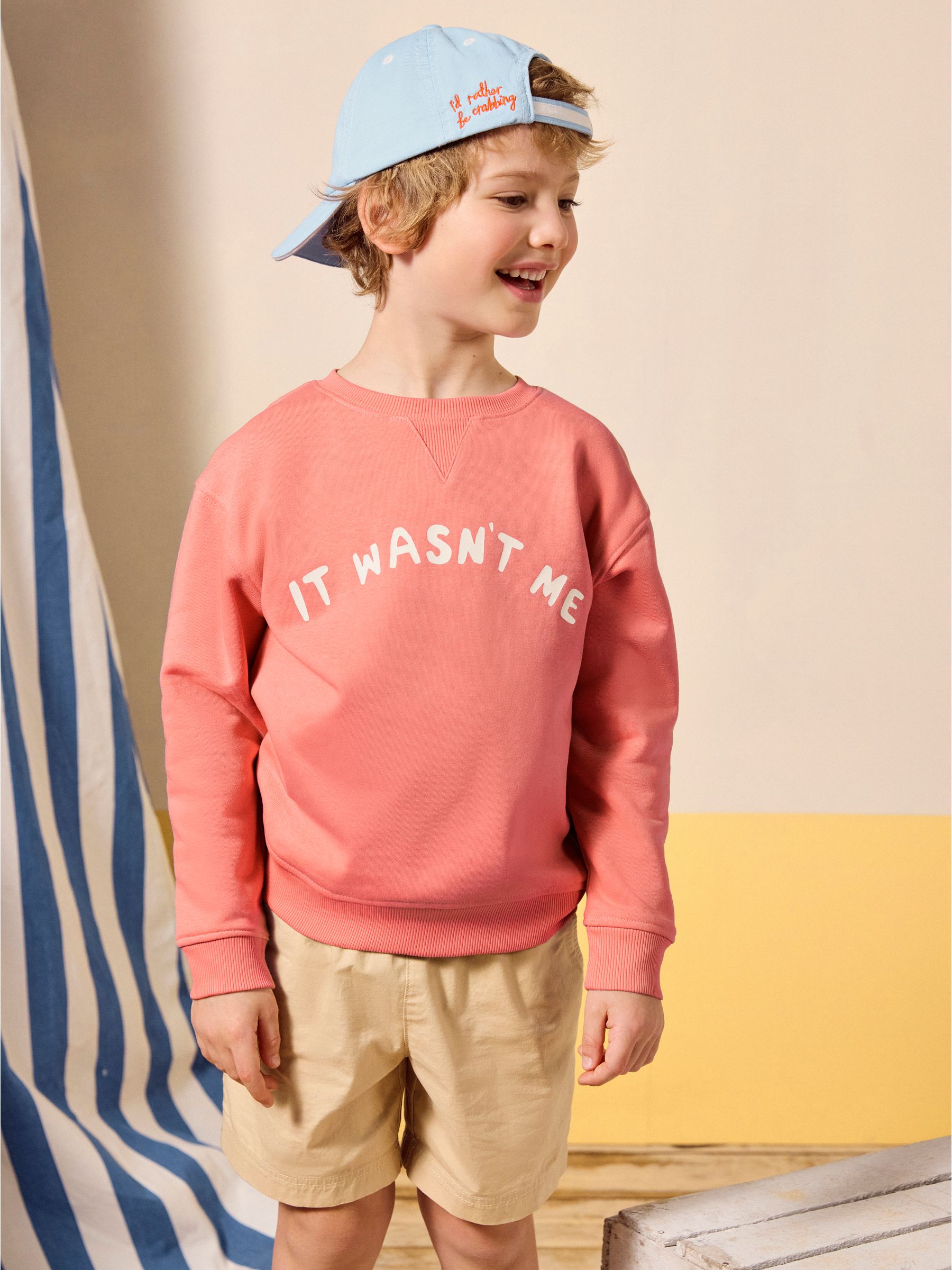 Sundaze Red Crew Neck Slogan Sweatshirt - Image 3 of 9