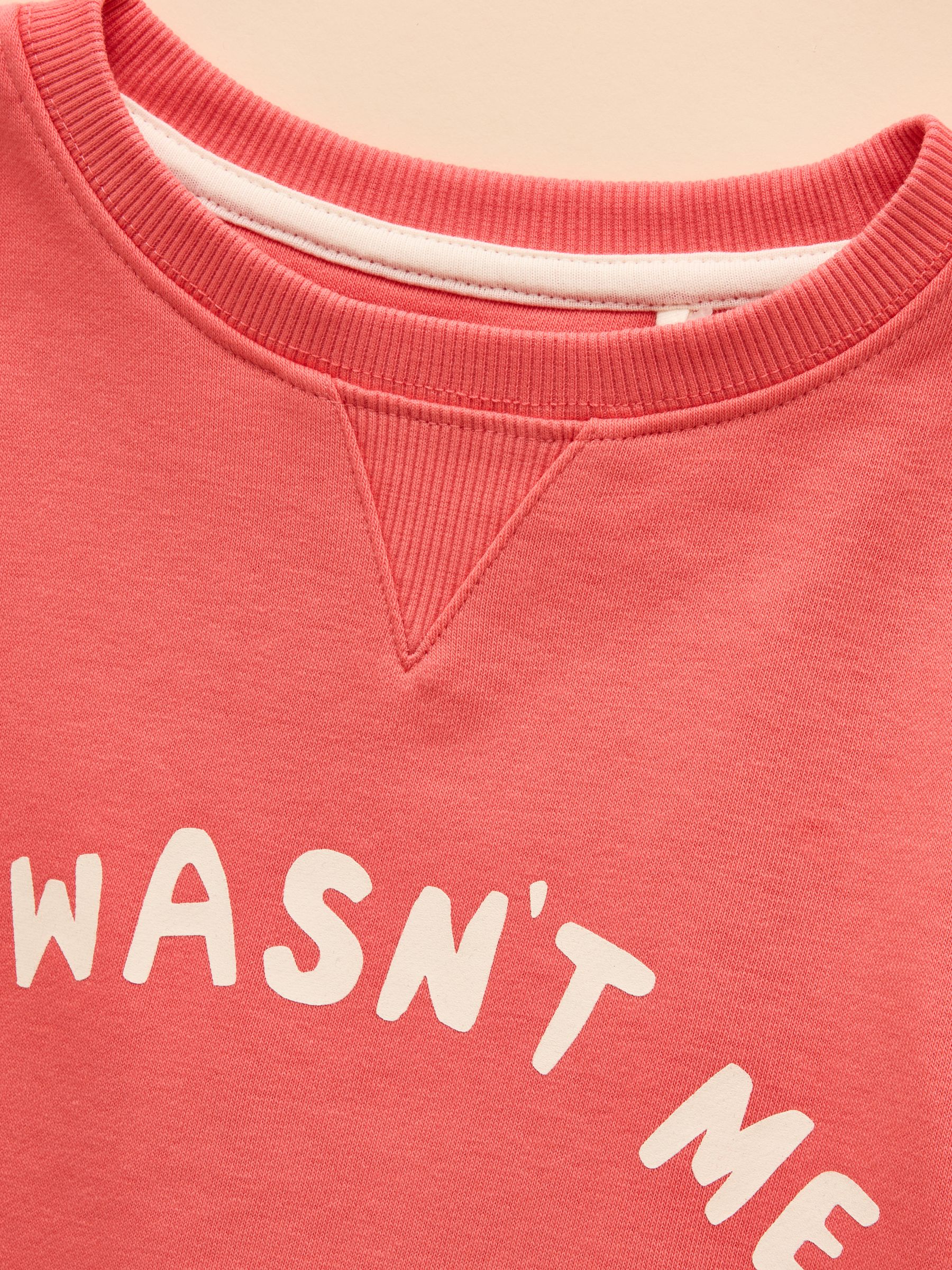 Sundaze Red Crew Neck Slogan Sweatshirt - Image 7 of 9