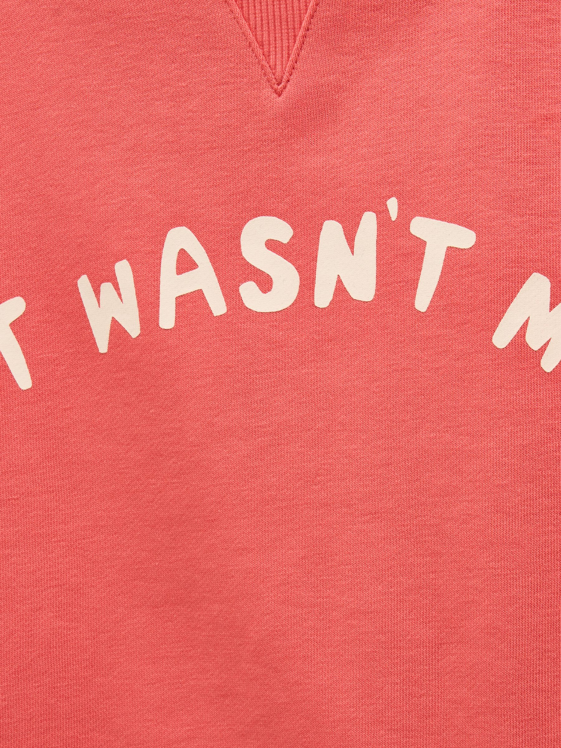 Sundaze Red Crew Neck Slogan Sweatshirt - Image 9 of 9