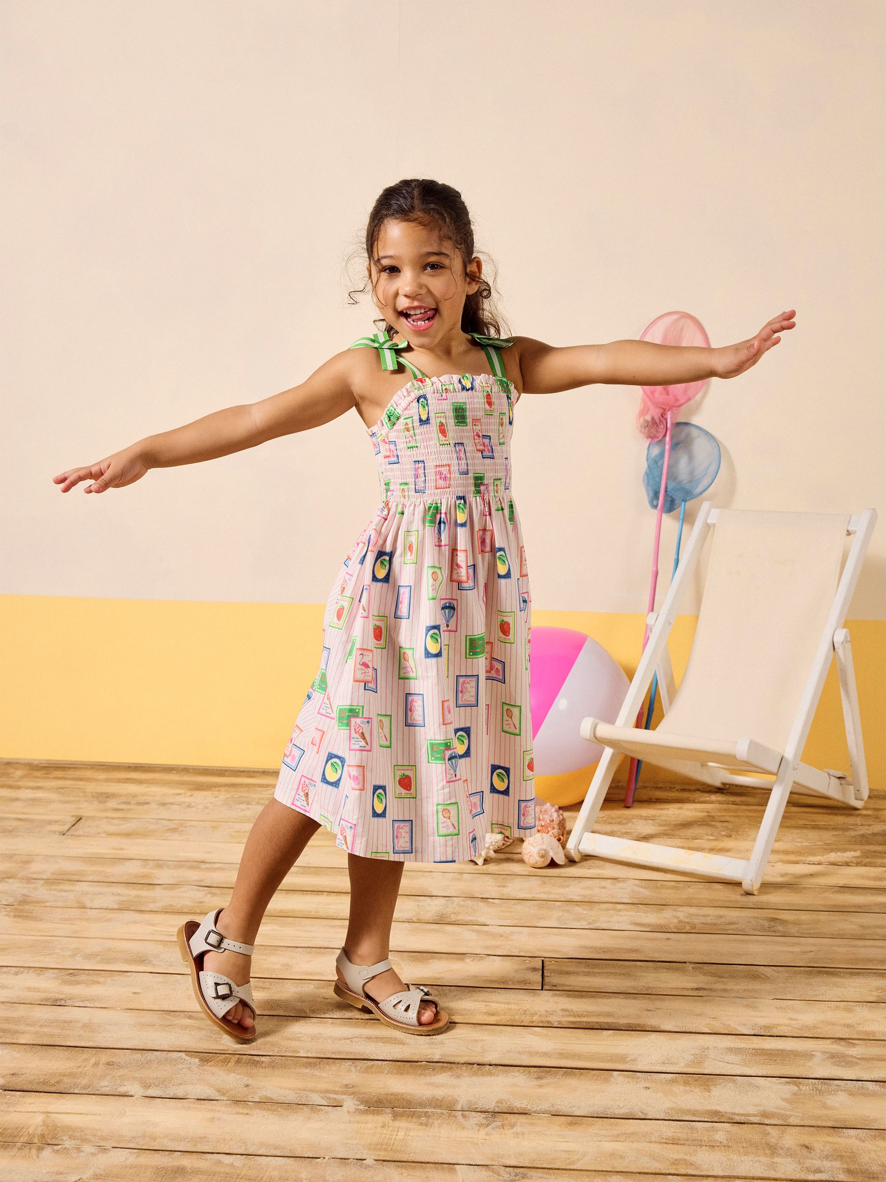 Pretty As A Picture Cream Woven Bow Tie Dress - Image 1 of 7