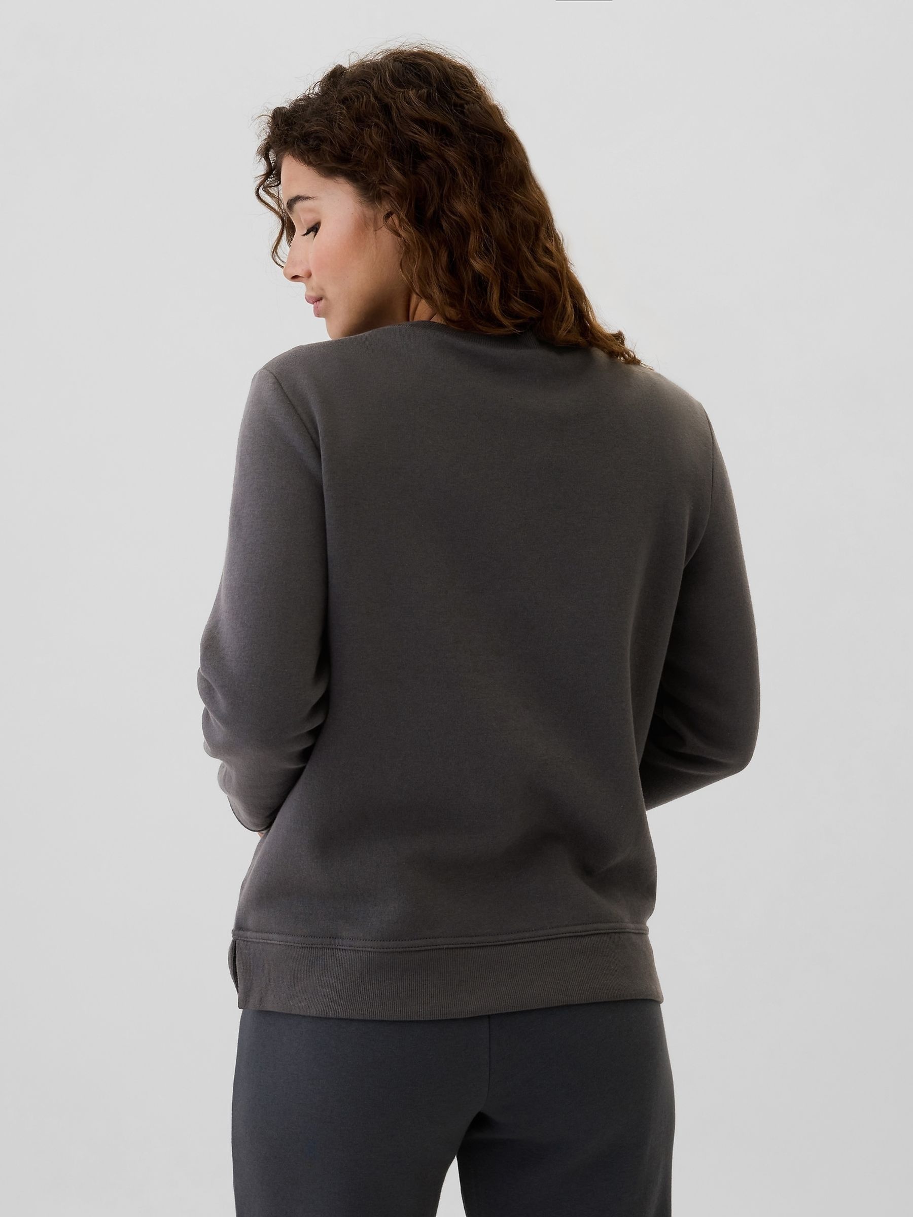 Grey Relaxed Logo Crew Neck Jumper - Image 2 of 4