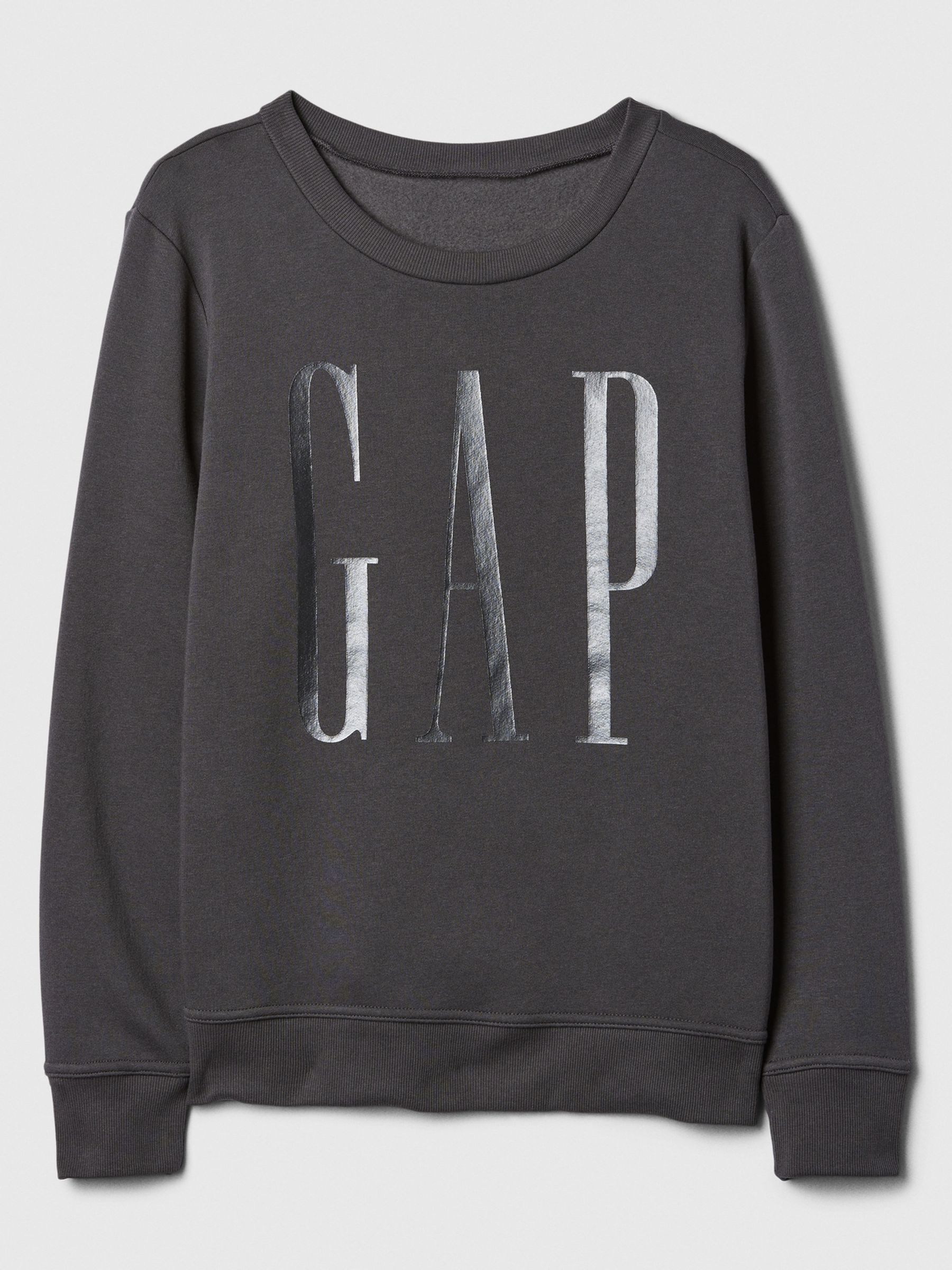 Grey Relaxed Logo Crew Neck Jumper - Image 4 of 4