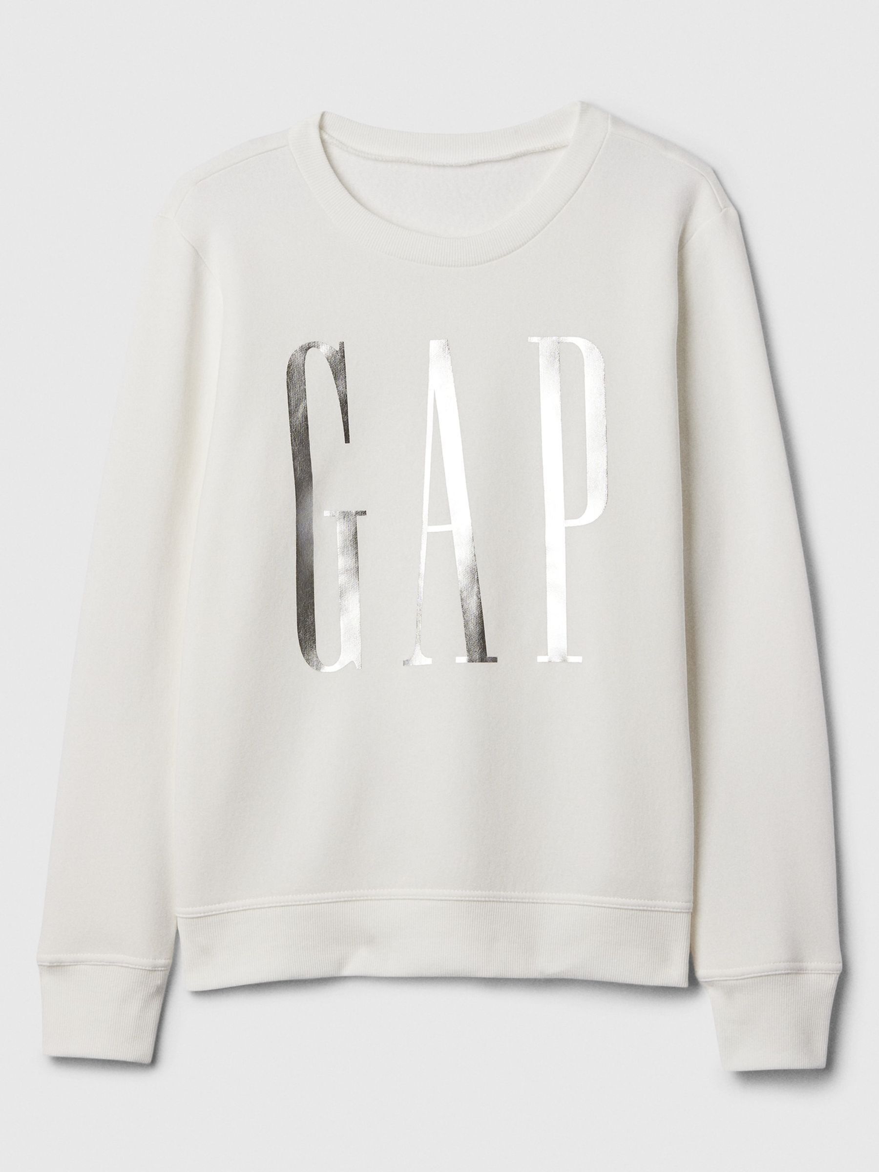 White Relaxed Logo Crew Neck Jumper - Image 4 of 4