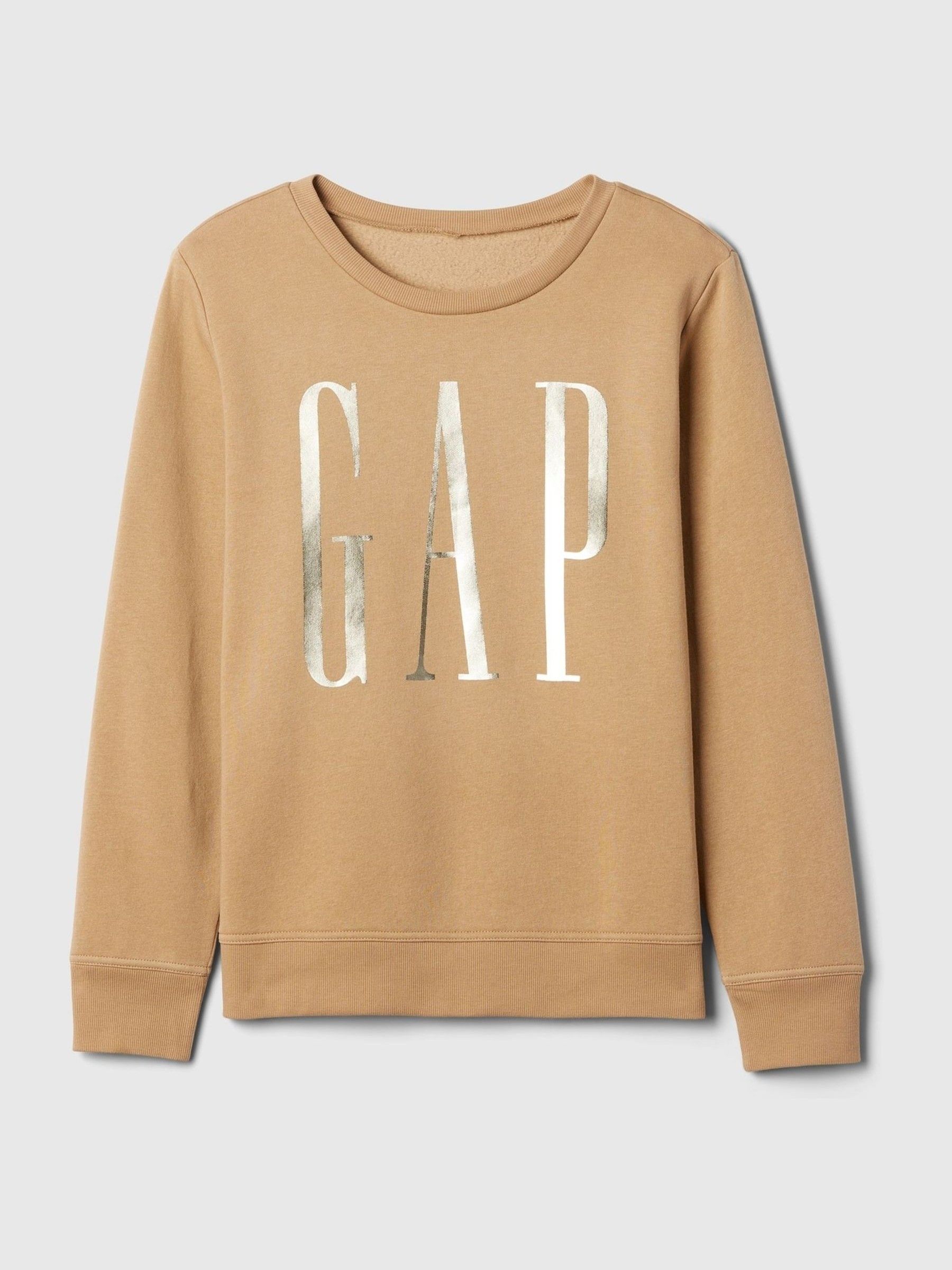 Beige Relaxed Logo Crew Neck Jumper - Image 4 of 4