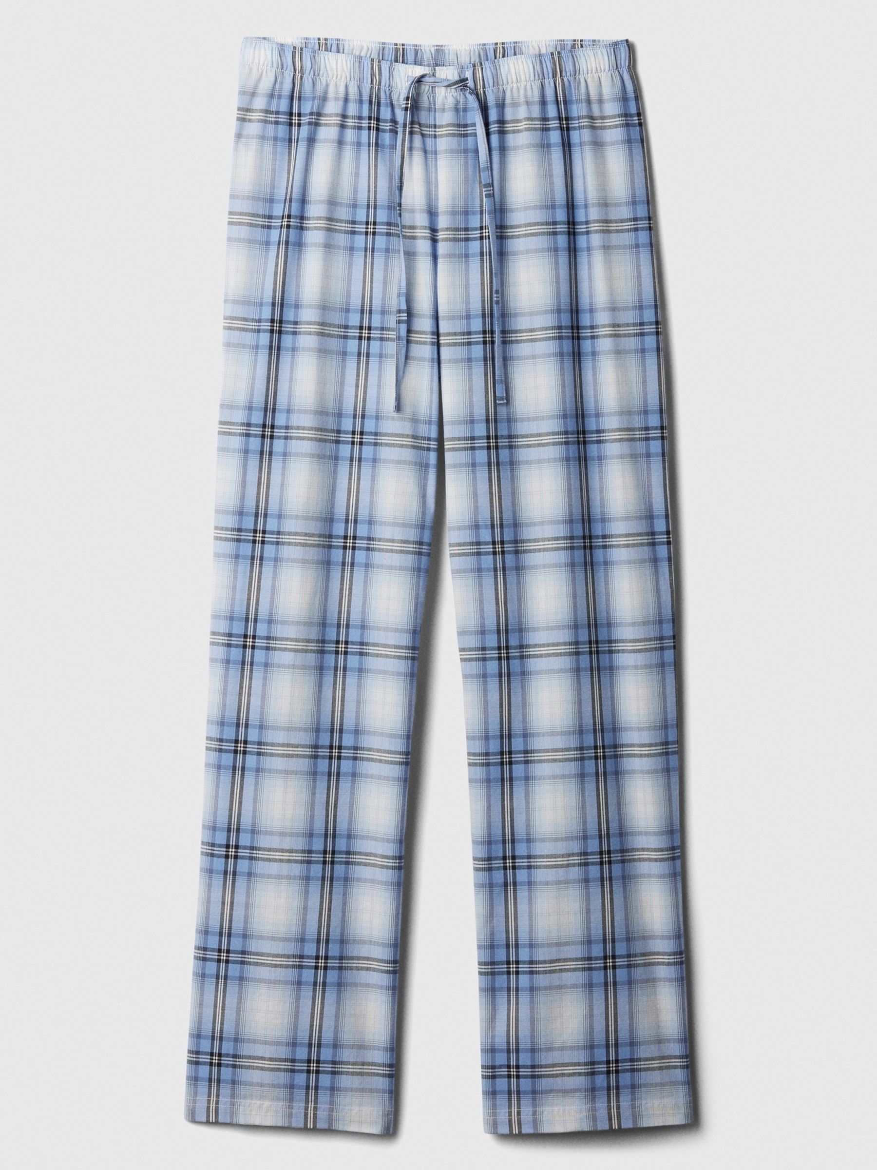 Blue Poplin Pyjama Bottoms - Image 4 of 4