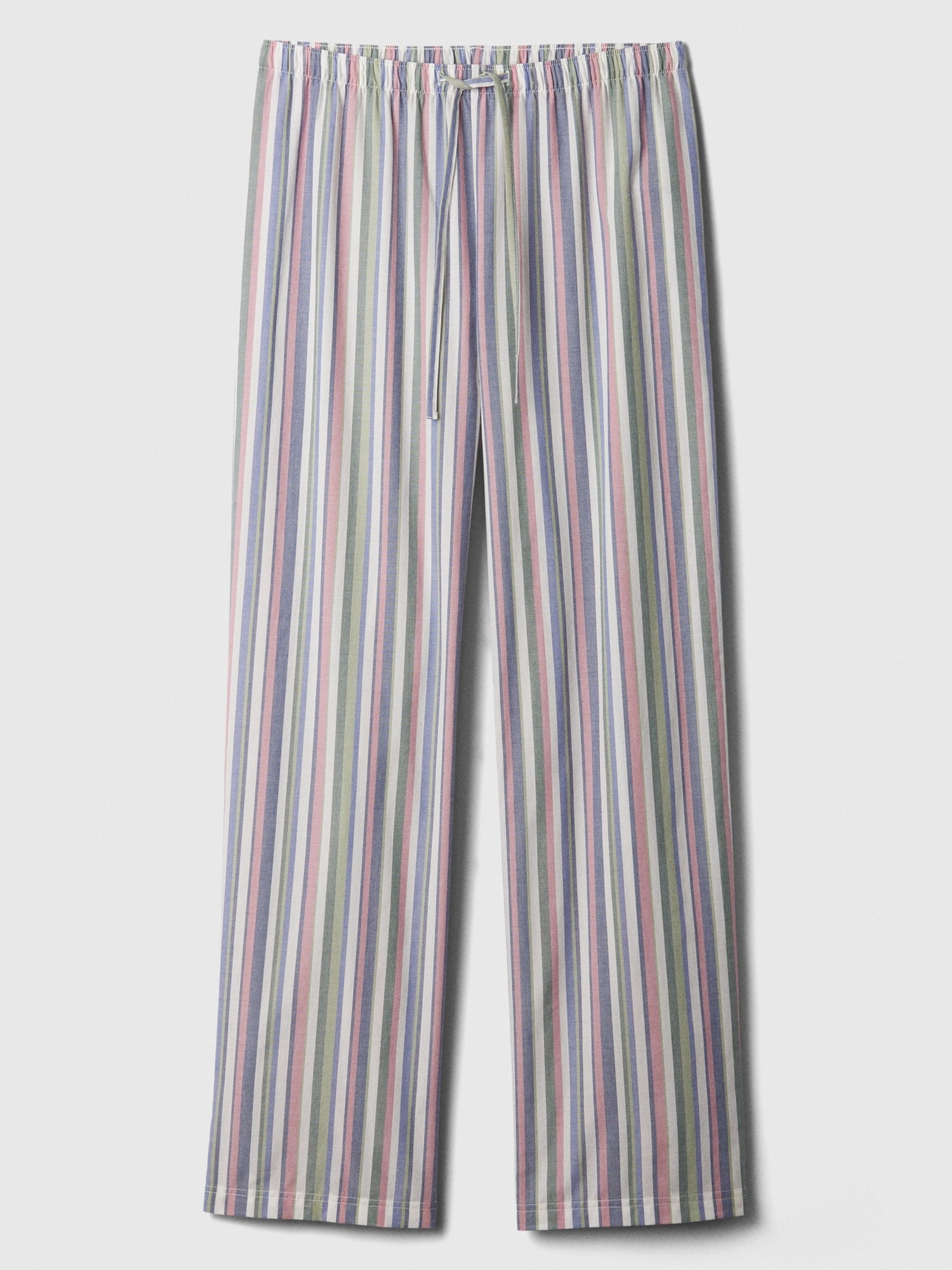 Multi Stripe Poplin Pyjama Bottoms - Image 4 of 4