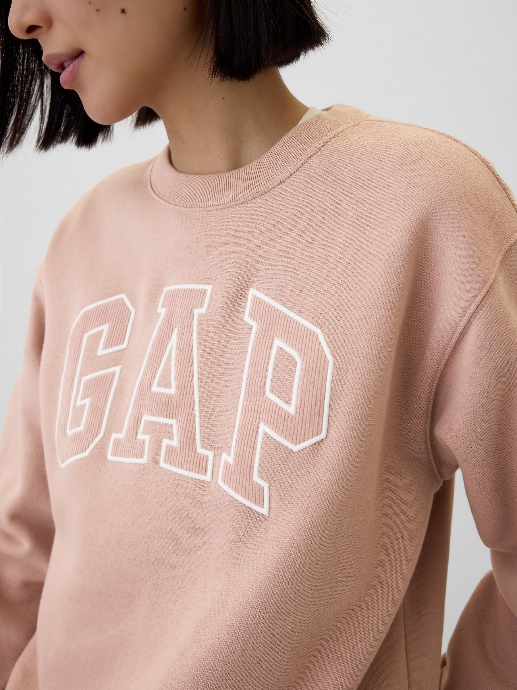 Pink Logo Crew Neck Jumper - Image 4 of 5