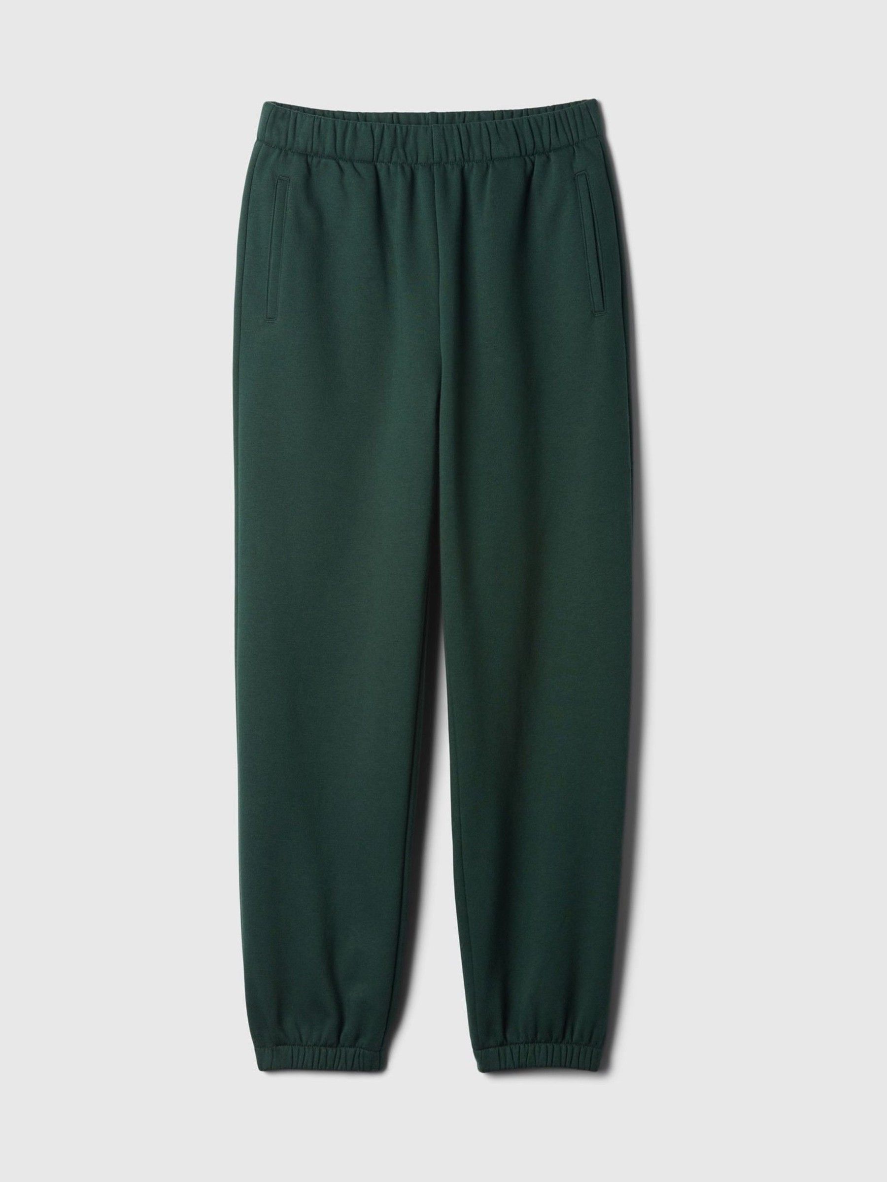 Green High Waisted Cuffed Joggers - Image 5 of 5