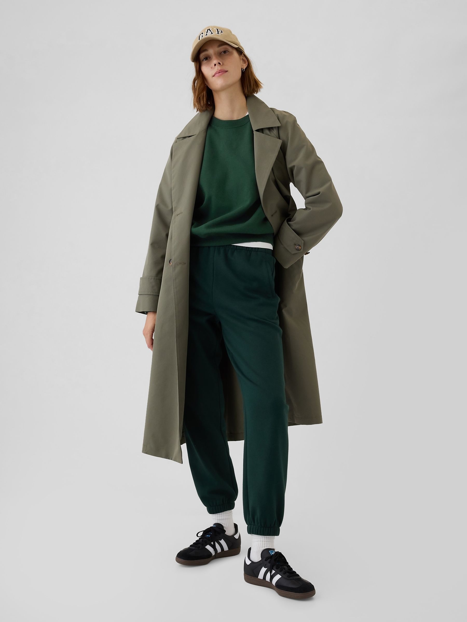 Green Vintage Soft Raglan Crew Neck Jumper - Image 3 of 5