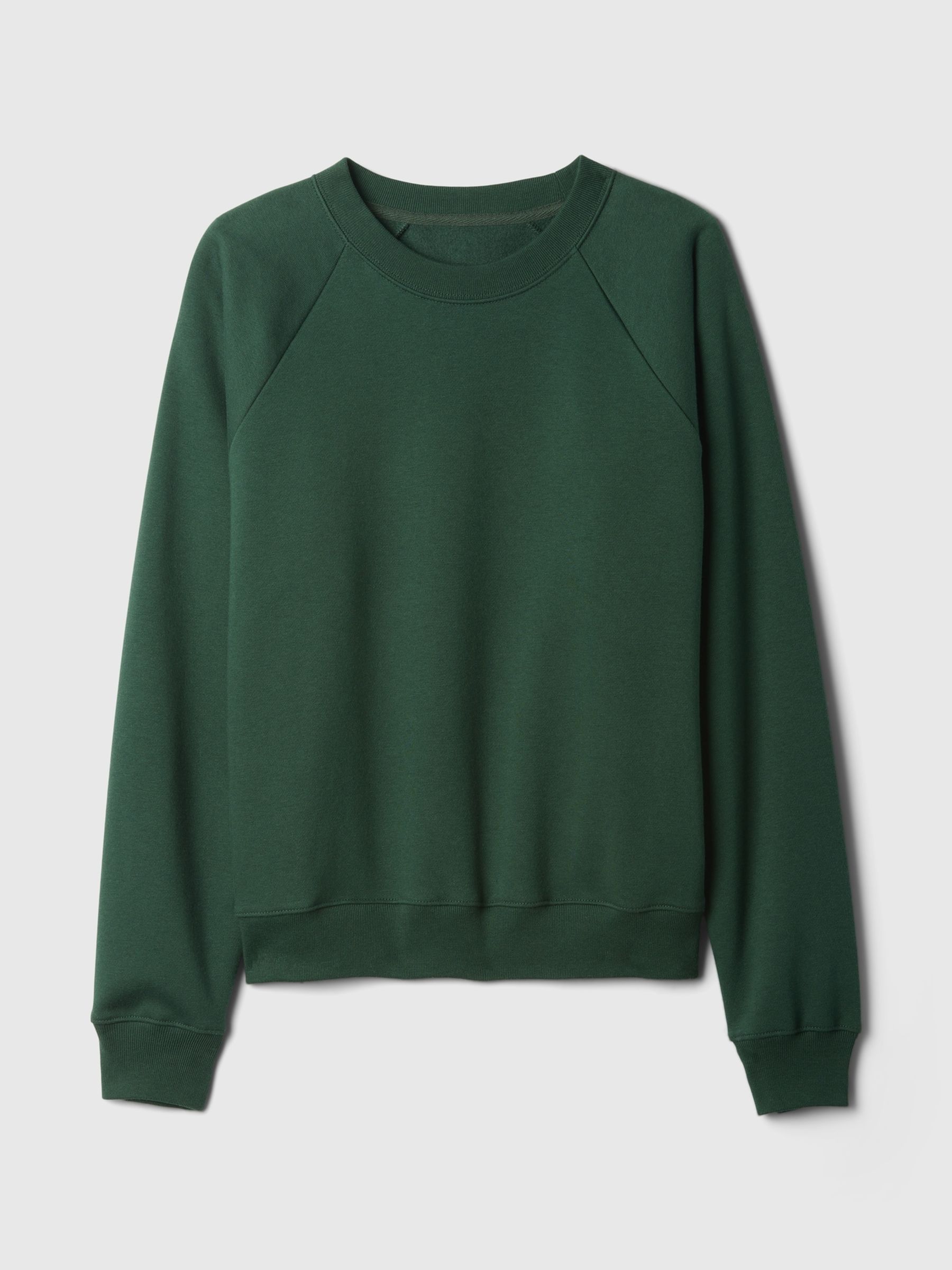 Green Vintage Soft Raglan Crew Neck Jumper - Image 4 of 5