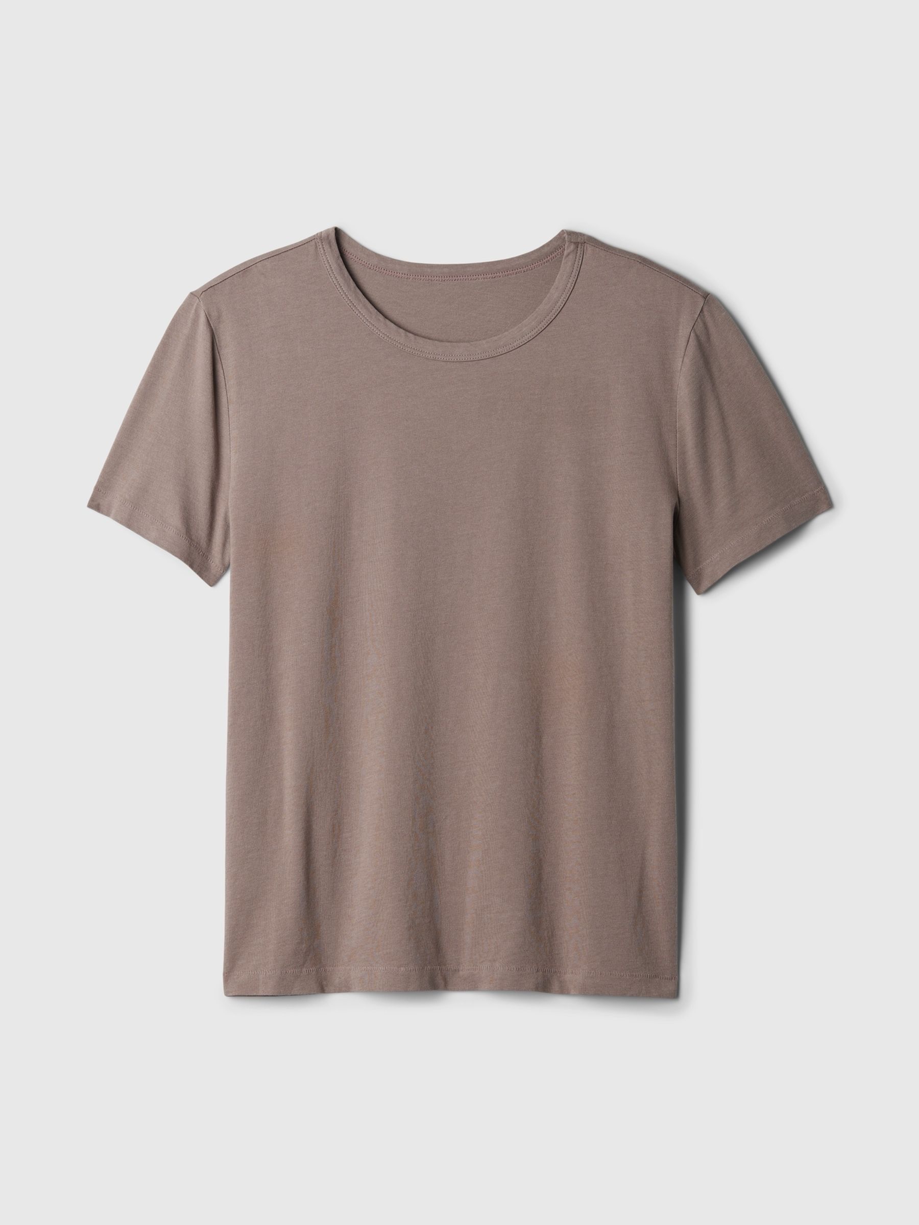 Brown Crew Neck Vintage Short Sleeve T-Shirt - Image 4 of 4