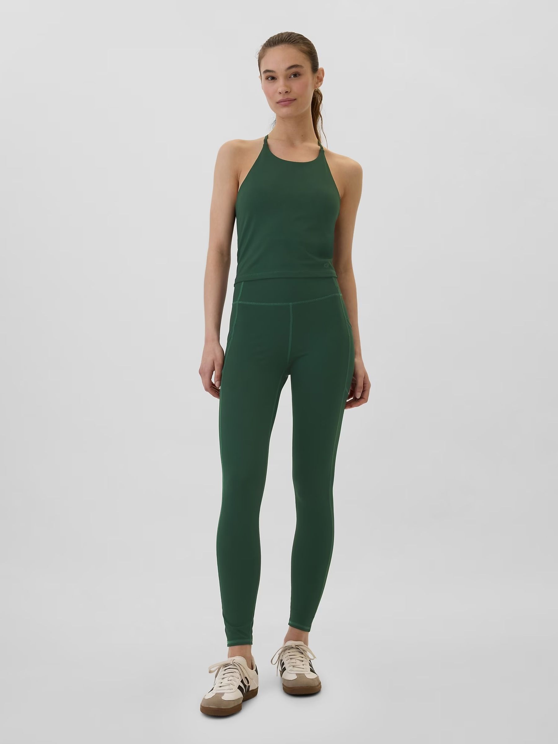Green Studio Longline Sports Bra - Image 3 of 4