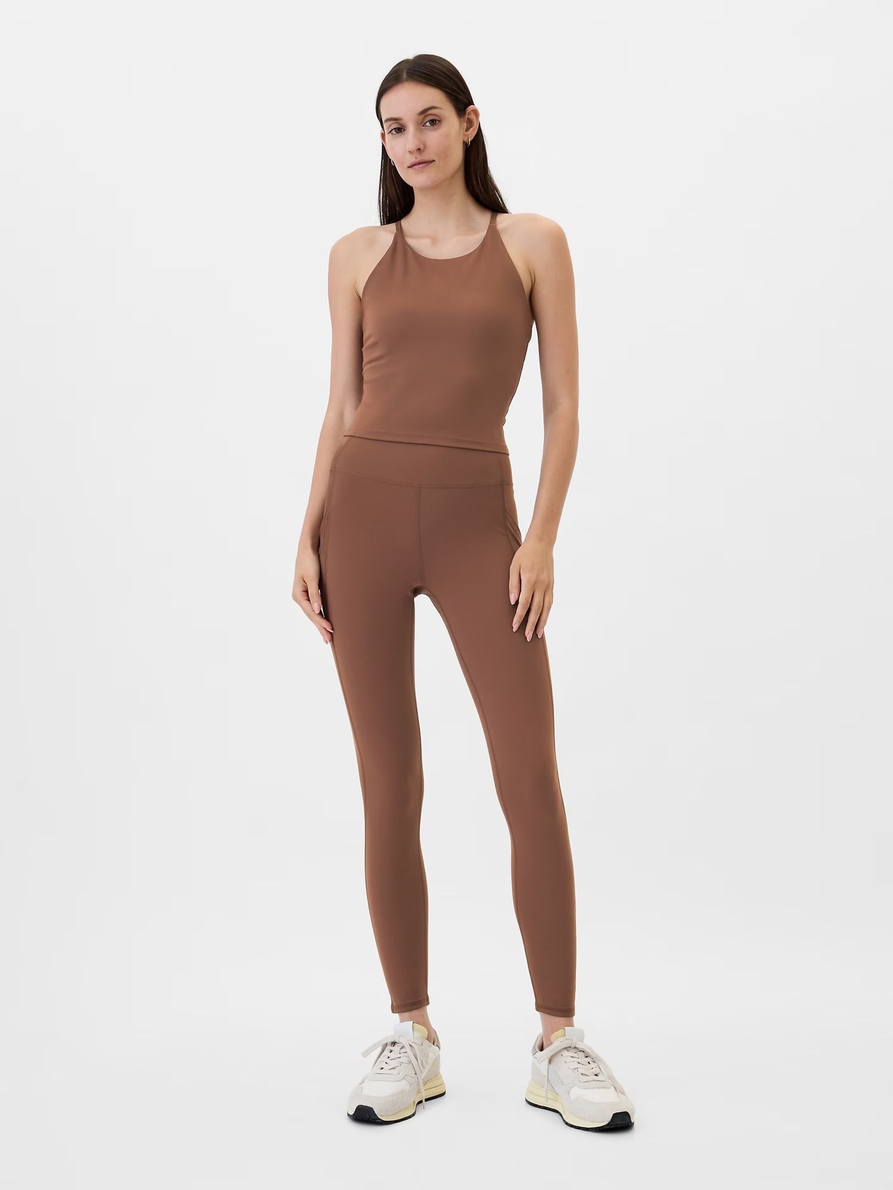 Brown Studio Longline Sports Bra - Image 3 of 4