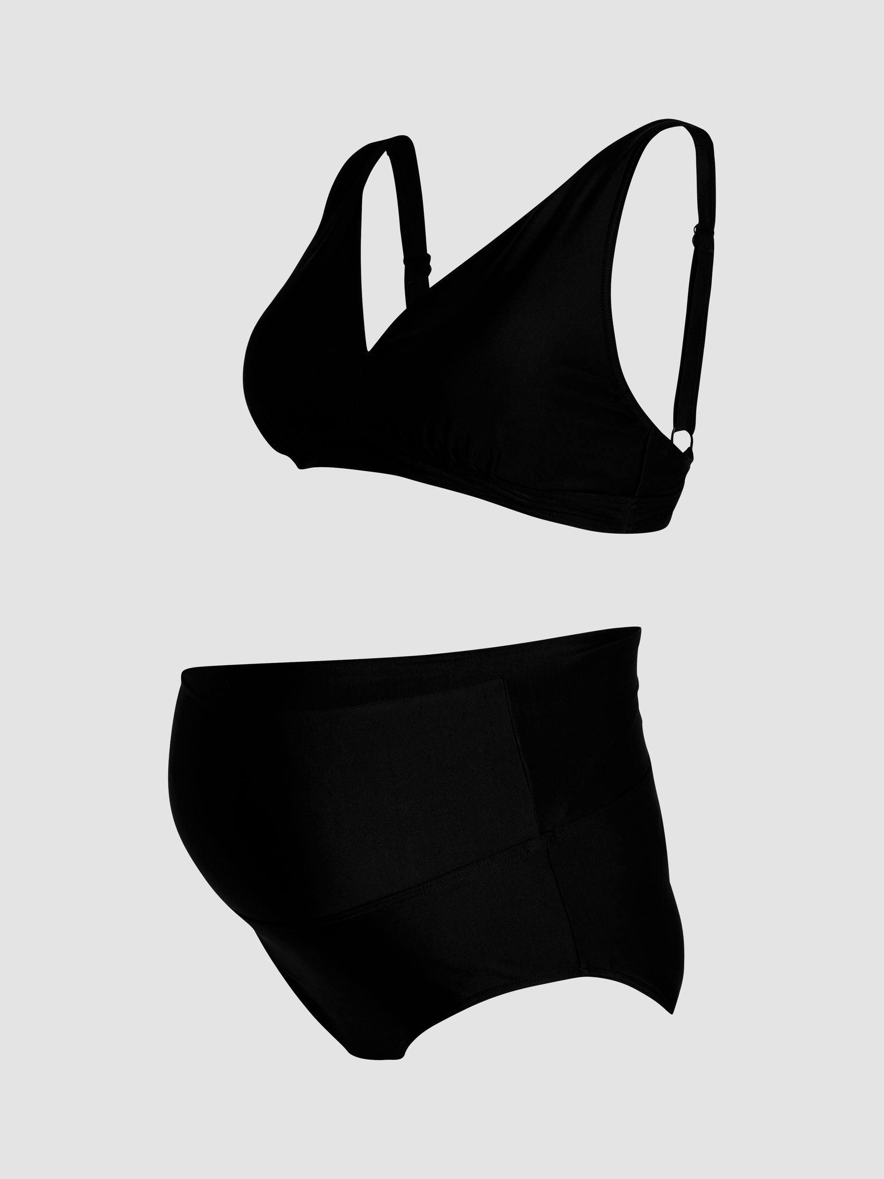 Black Maternity Bikini Set - Image 7 of 8