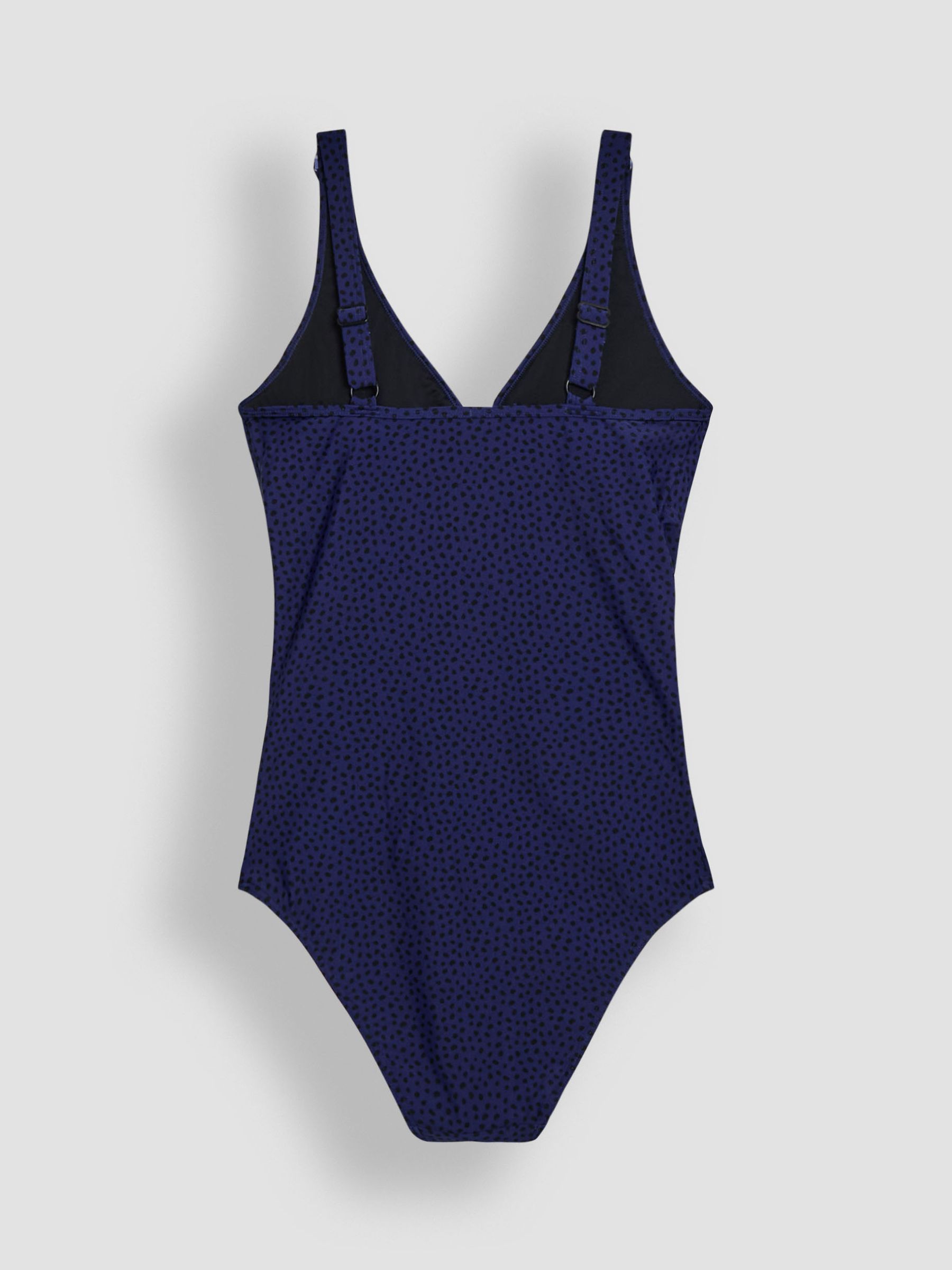 Navy Maternity Spot Frill Swimsuit - Image 8 of 8