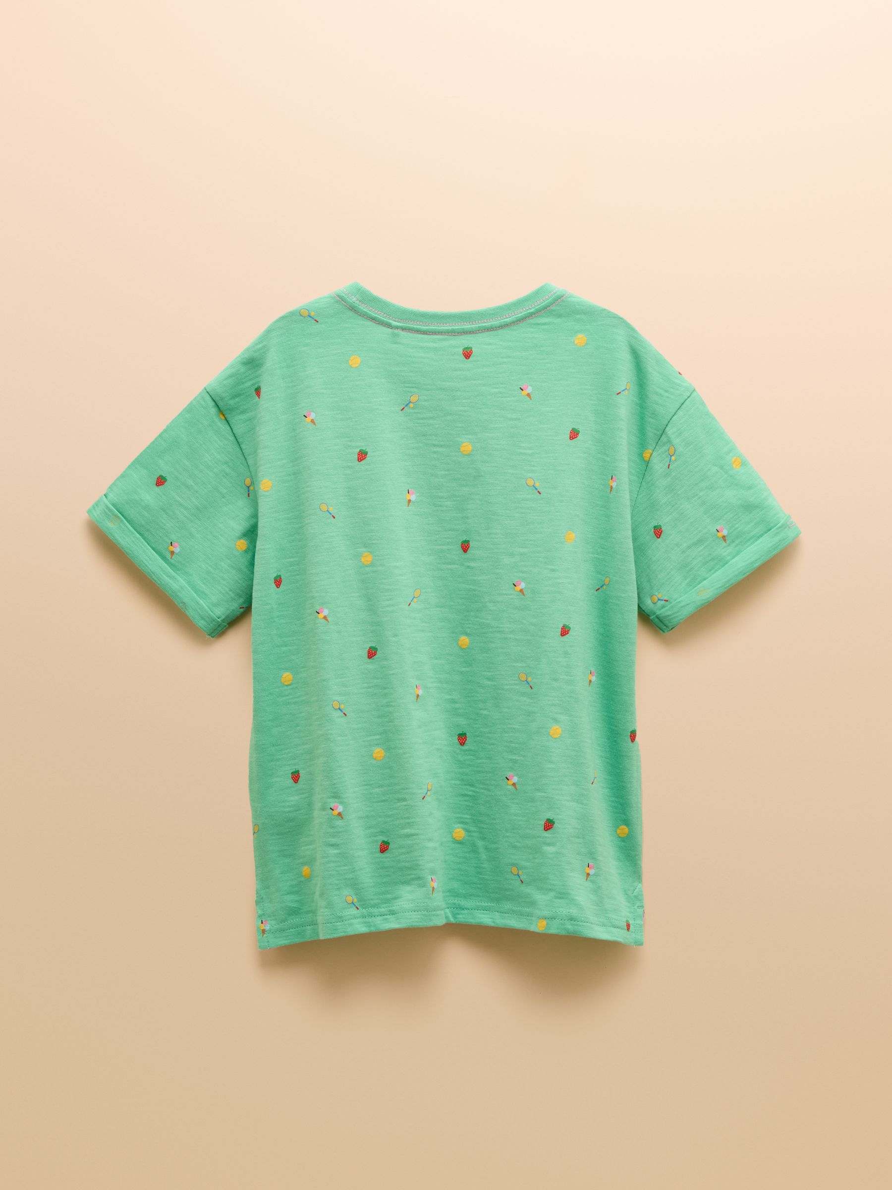 Fundays Green Printed T-Shirt - Image 2 of 6