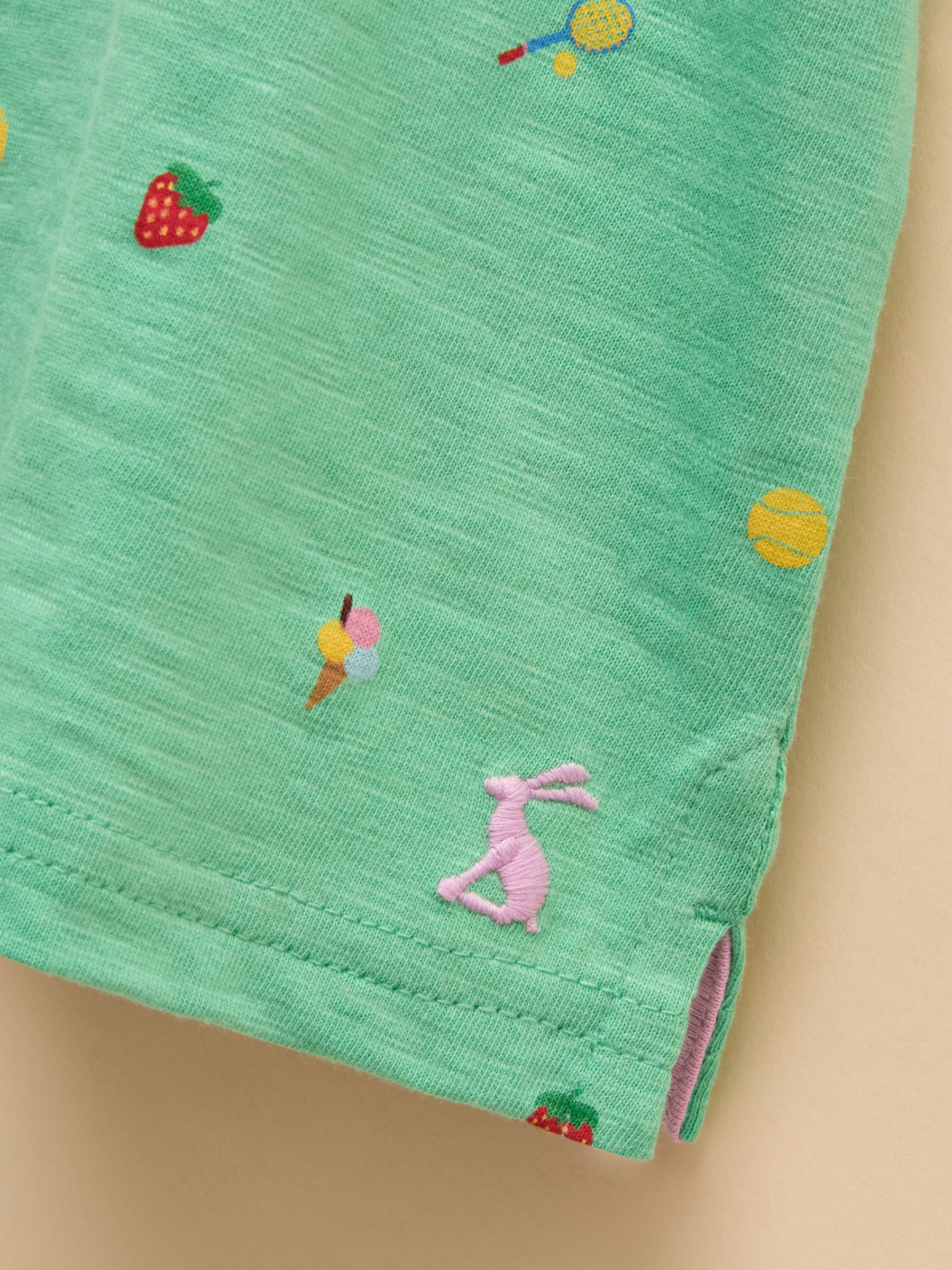 Fundays Green Printed T-Shirt - Image 4 of 6