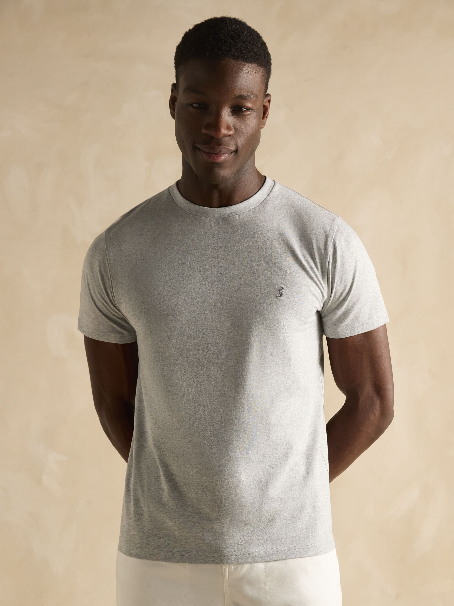 Everyday Blue/Green/Grey Pack of Three Crew Neck T-Shirts - Image 3 of 16