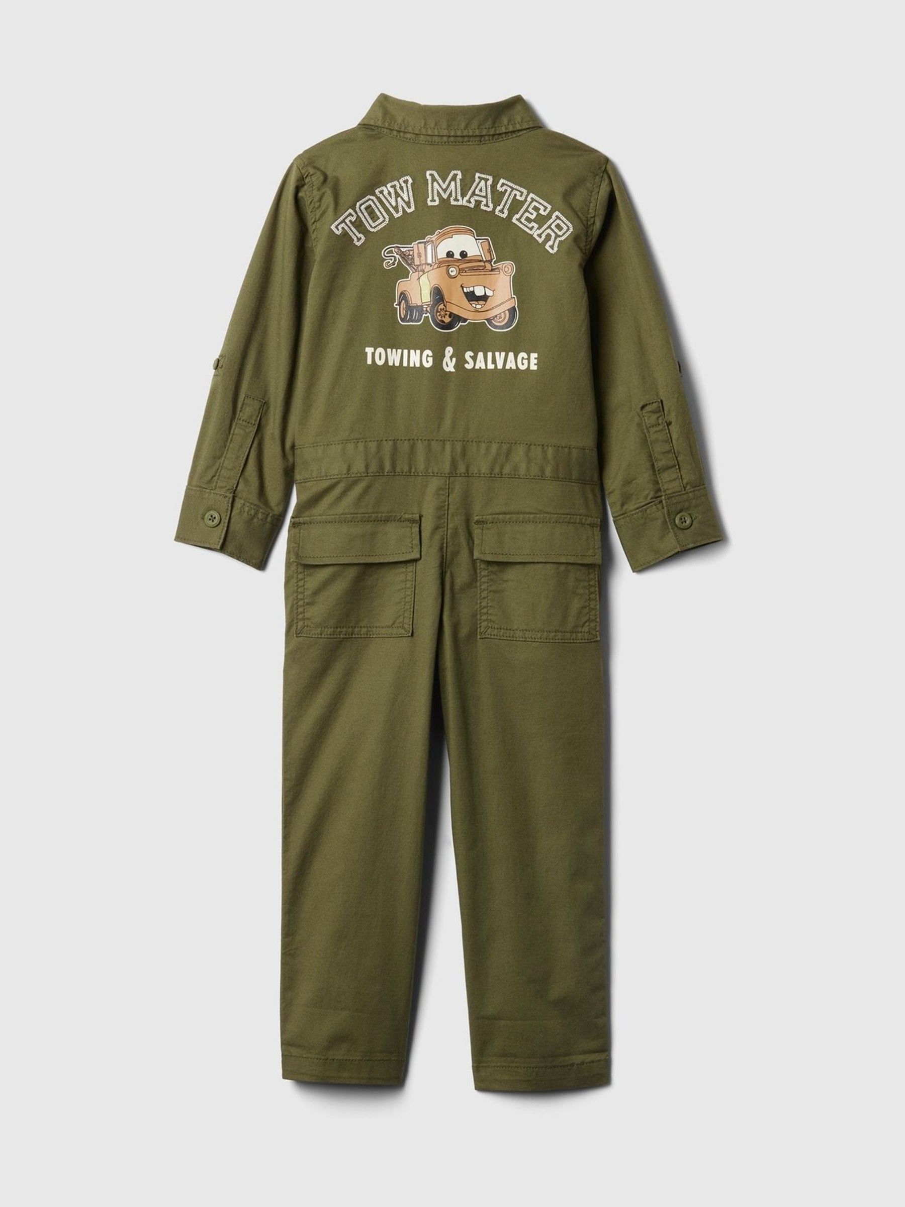 Green Disney Cars Utility Jumpsuit (6mths-5yrs) - Image 2 of 2