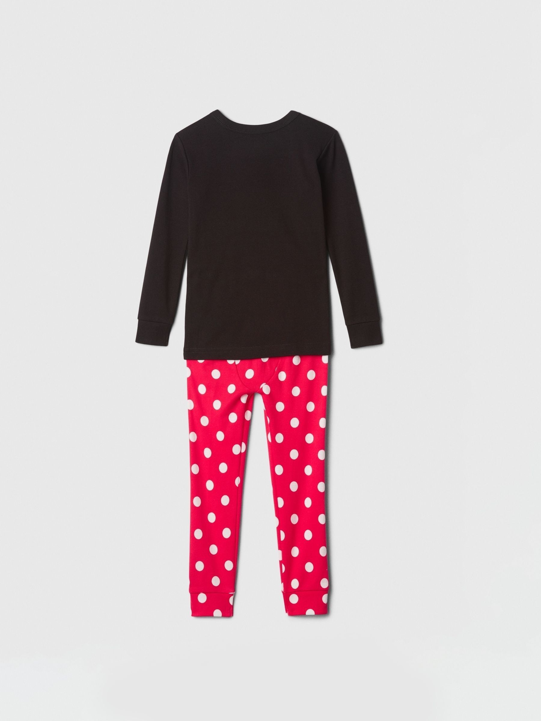 Black/Red Minnie Mouse Disney Cotton Long Sleeve Pyjamas (6mths-5yrs) - Image 2 of 3