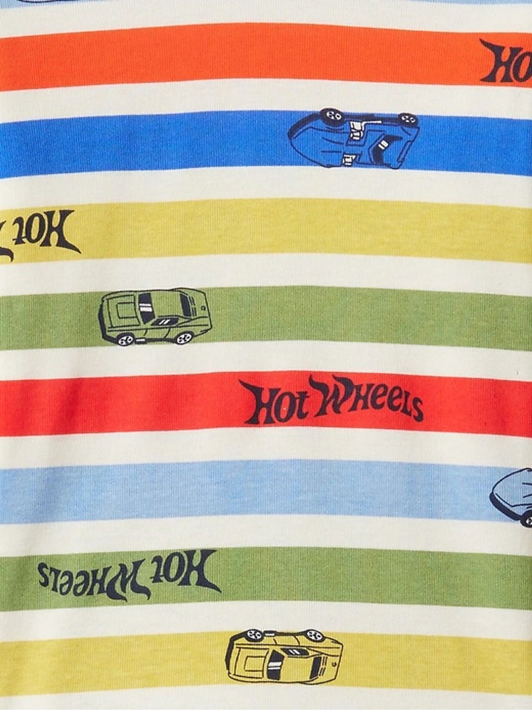 Cream Hot Wheels Cotton Long Sleeve Pyjama Set (6mths-5yrs) - Image 3 of 3