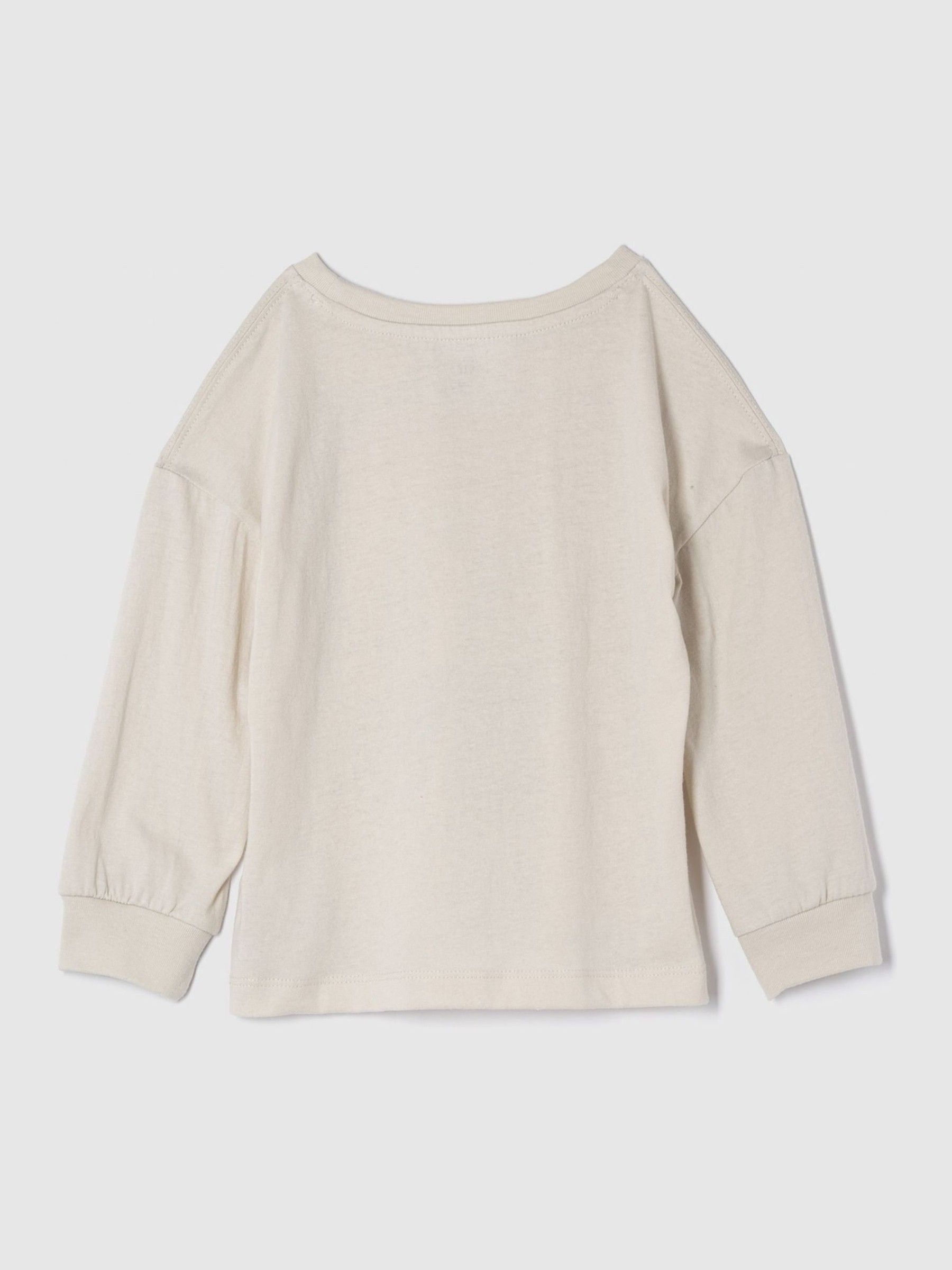 Beige Transformers Graphic Long Sleeve Crew Neck T-Shirt (6mths-5yrs) - Image 2 of 2