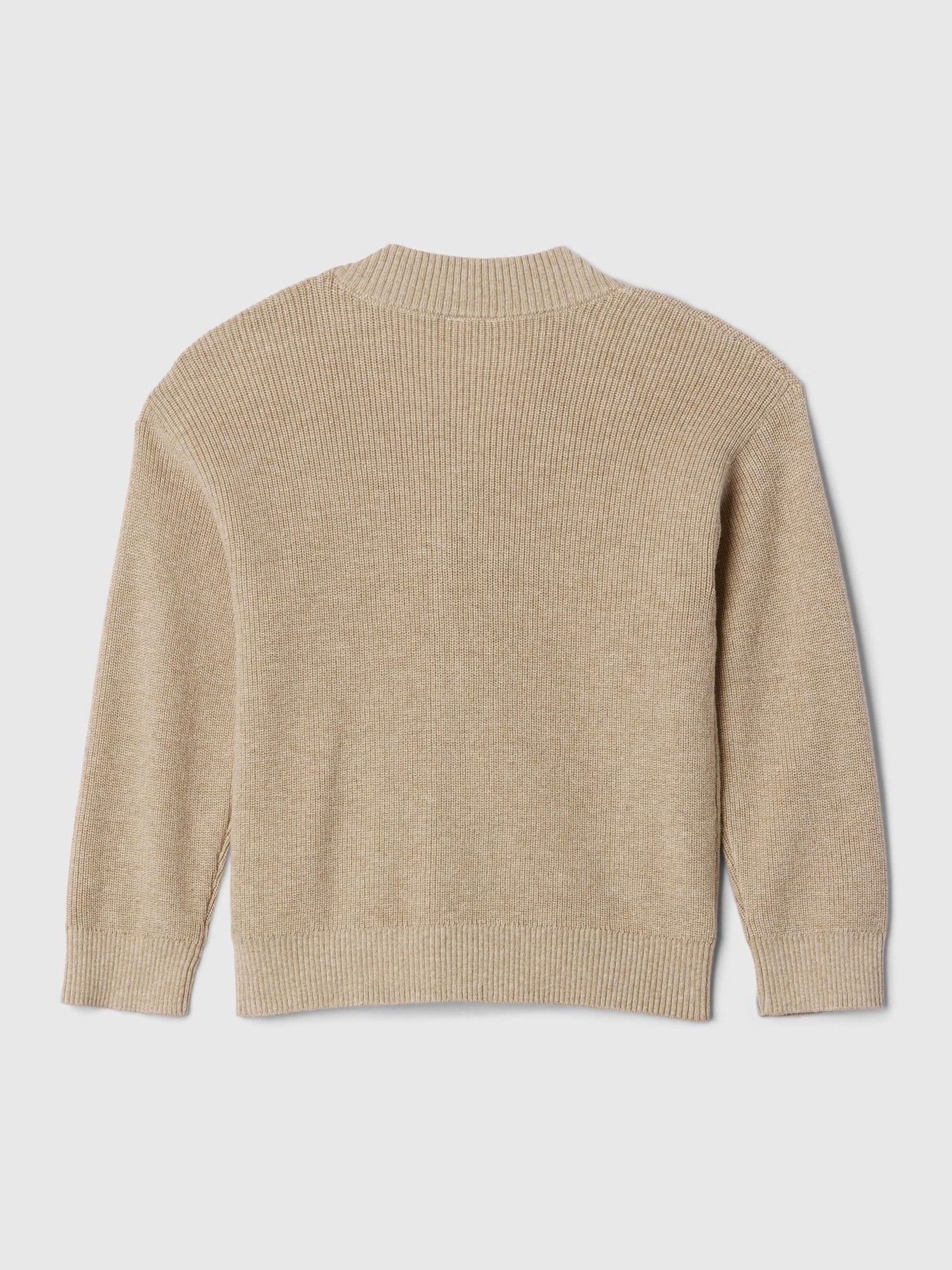 Beige Brannan Bear Shaker Stitch Pocket Cardigan (6mths-5yrs) - Image 2 of 2