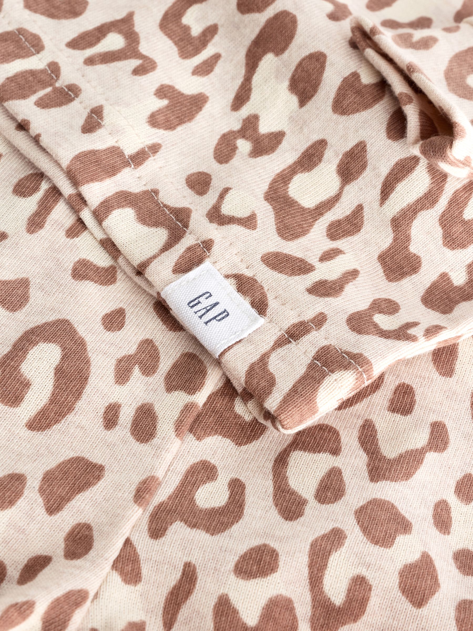 Brown Leopard Print Cotton Long Sleeve Pyjamas (12mths-5yrs) - Image 3 of 3