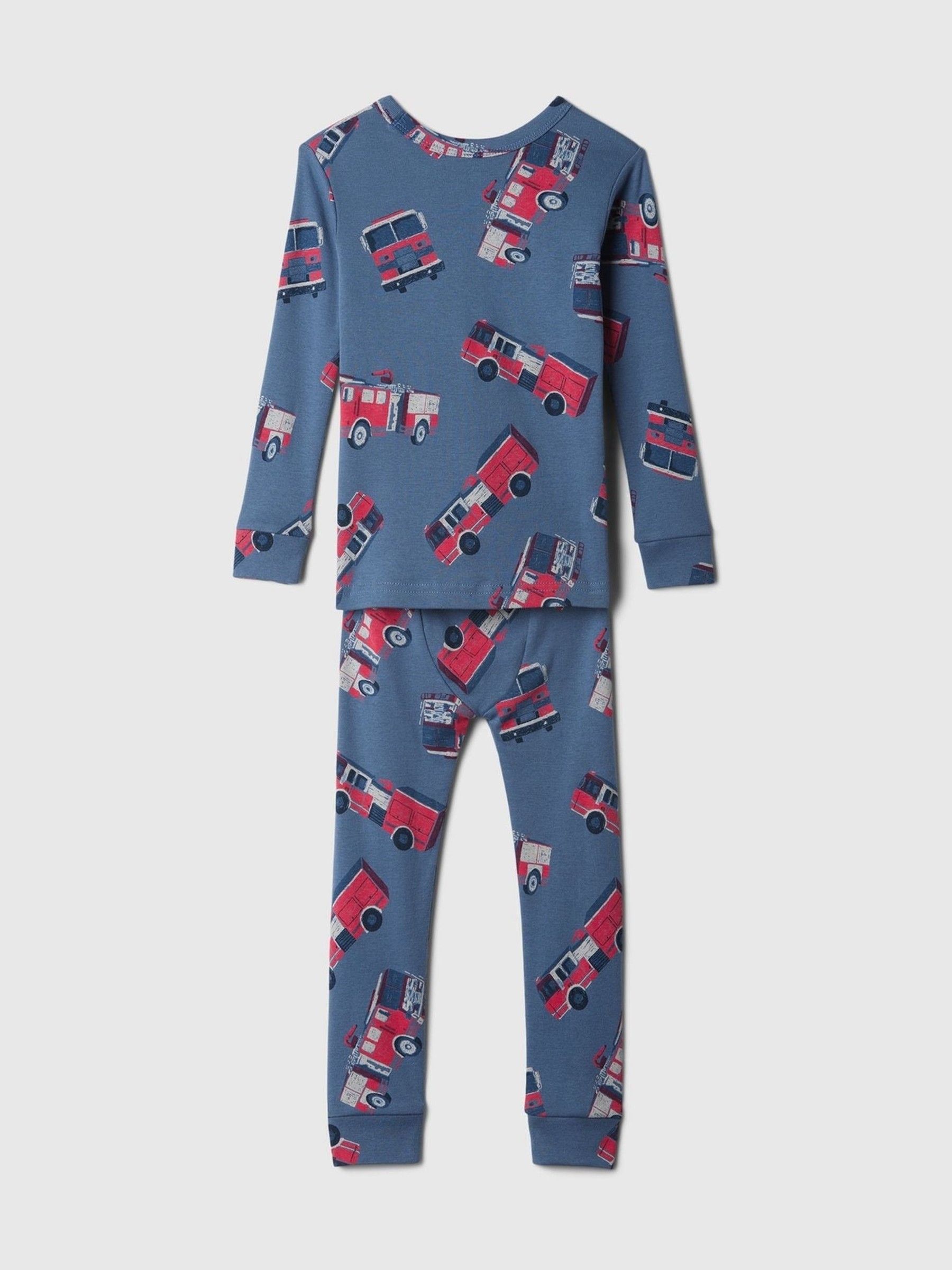 Blue Truck Cotton Long Sleeve Pyjamas (6mths-5yrs) - Image 2 of 3