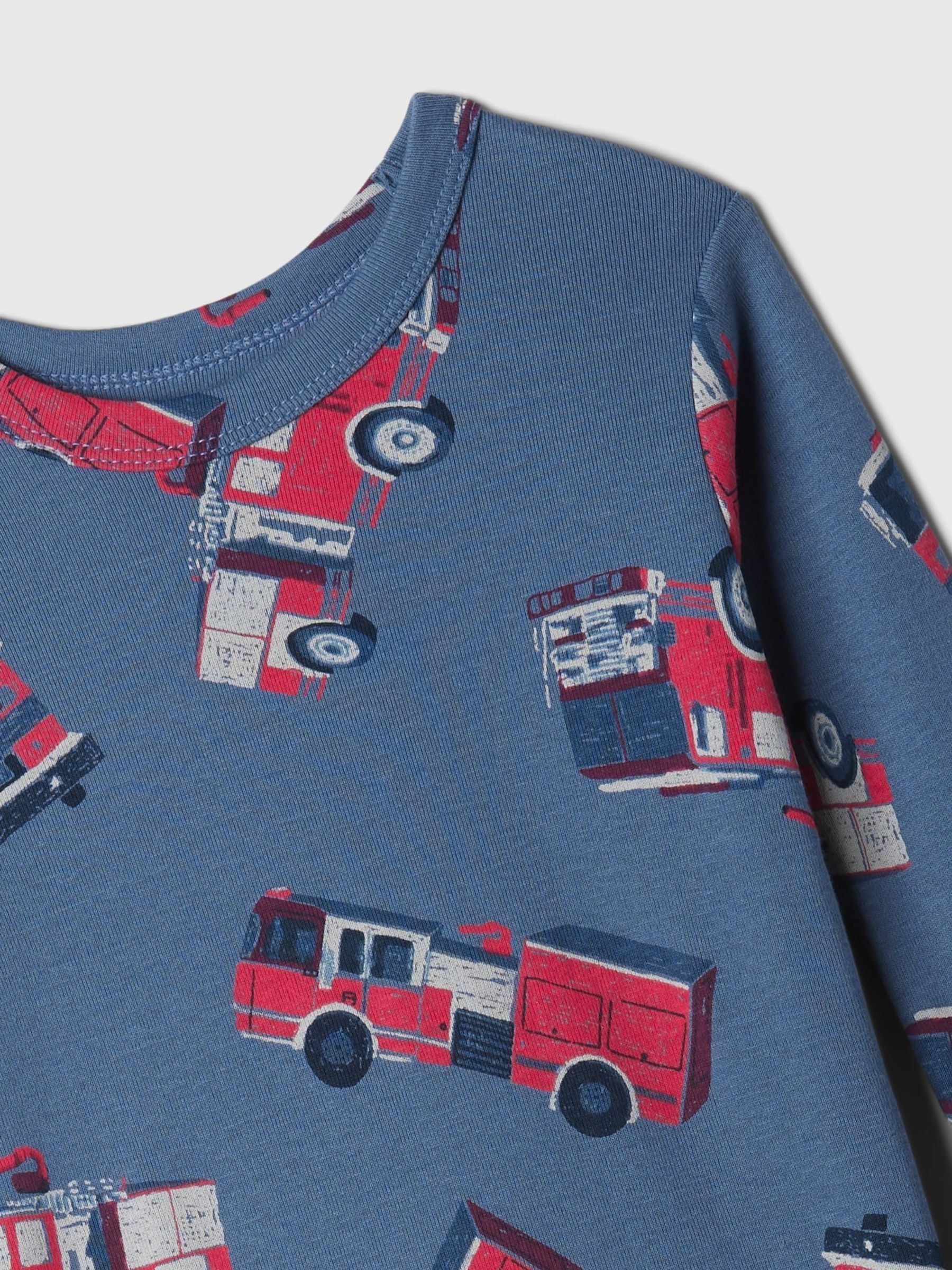 Blue Truck Cotton Long Sleeve Pyjamas (6mths-5yrs) - Image 3 of 3