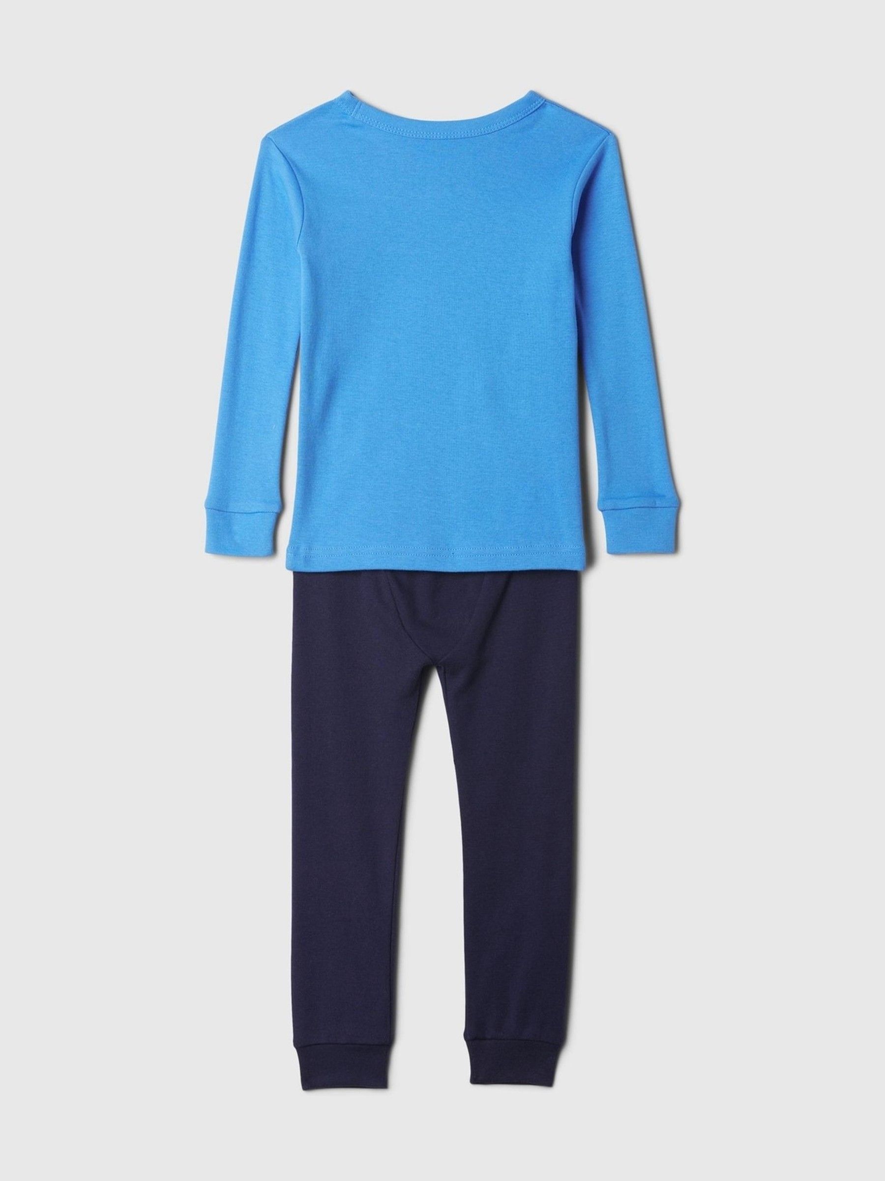 Blue Cookie Monster Sesame Street Cotton Long Sleeve Pyjamas (12mths-5yrs) - Image 2 of 3