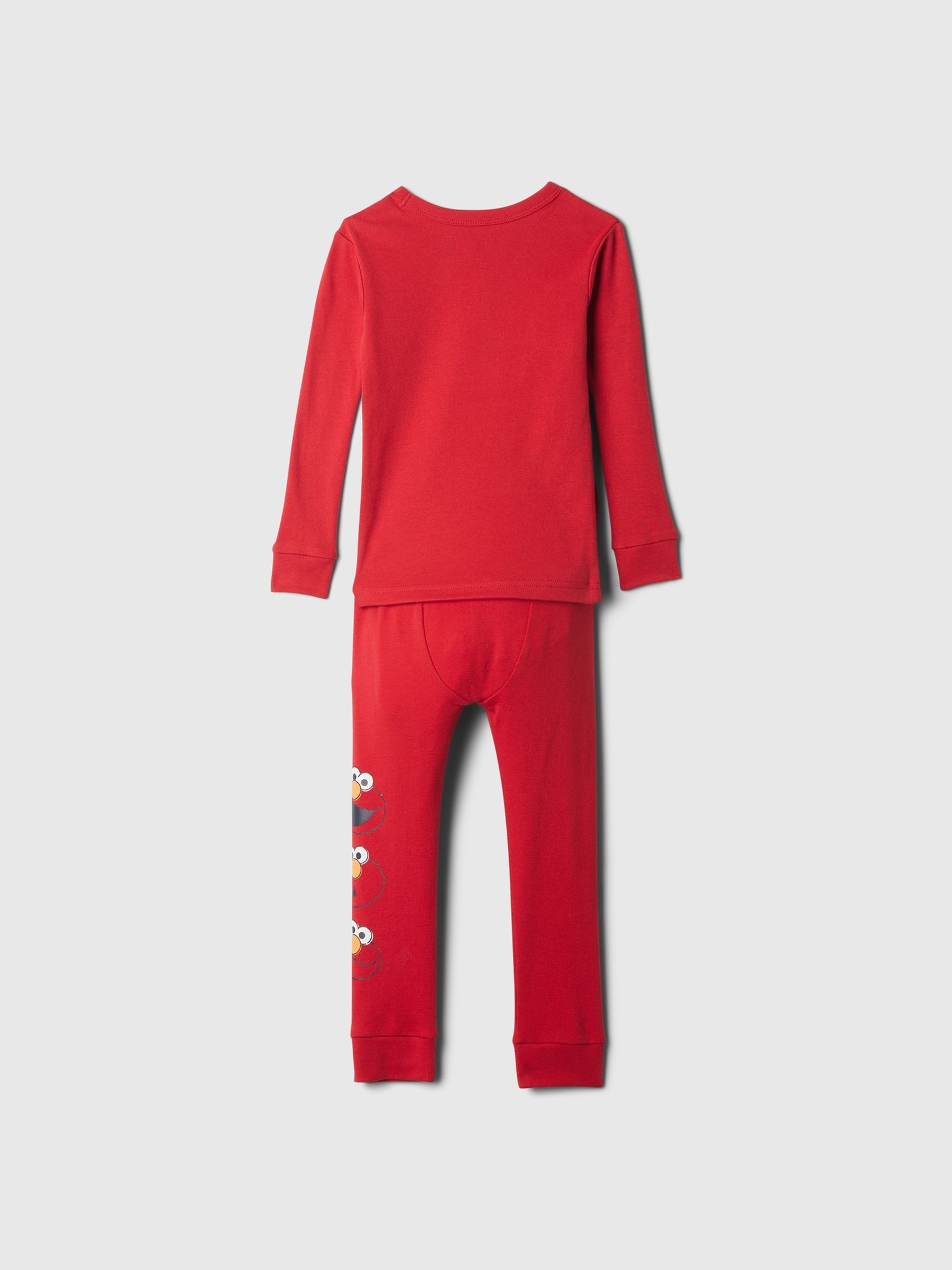 Red Elmo Sesame Street Cotton Long Sleeve Pyjamas (12mths-5yrs) - Image 2 of 7