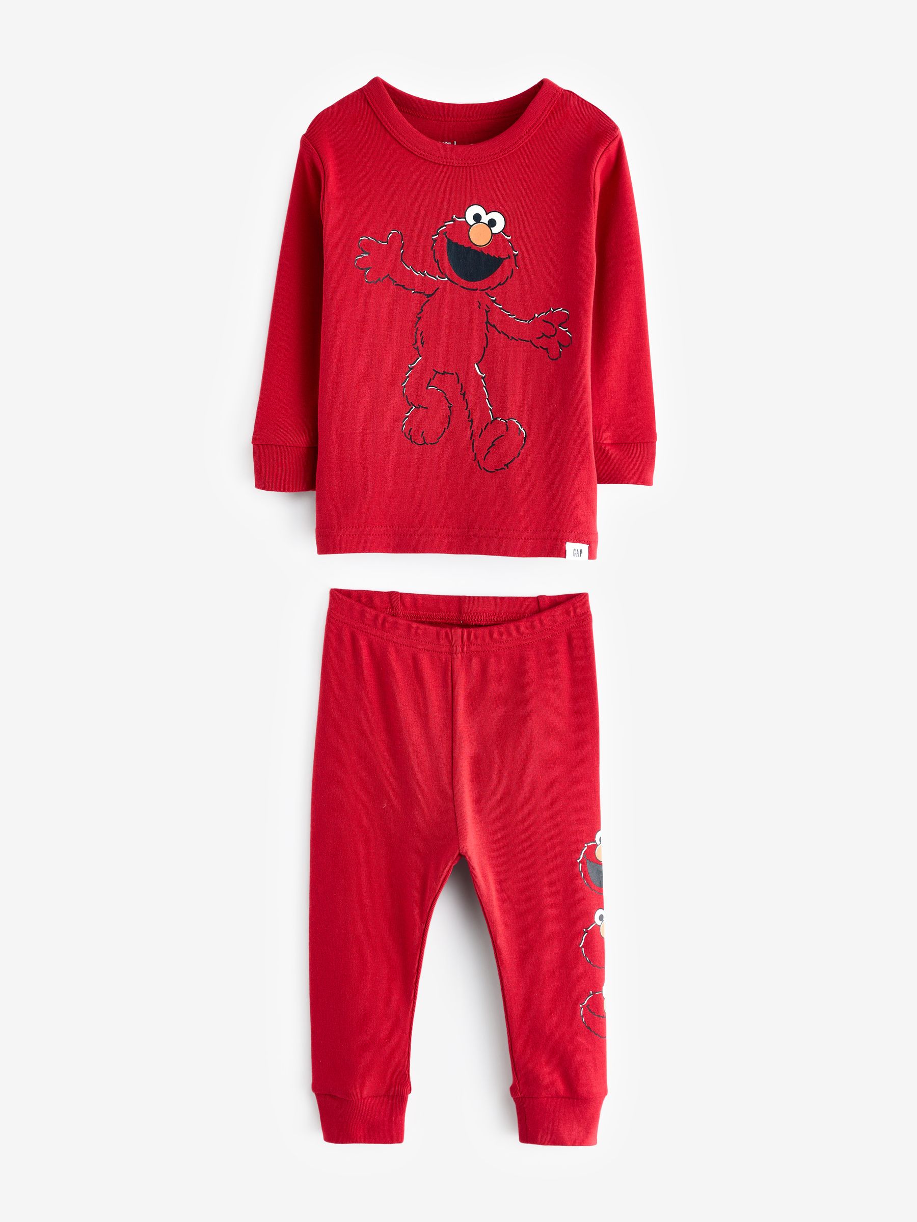 Red Elmo Sesame Street Cotton Long Sleeve Pyjamas (12mths-5yrs) - Image 3 of 7