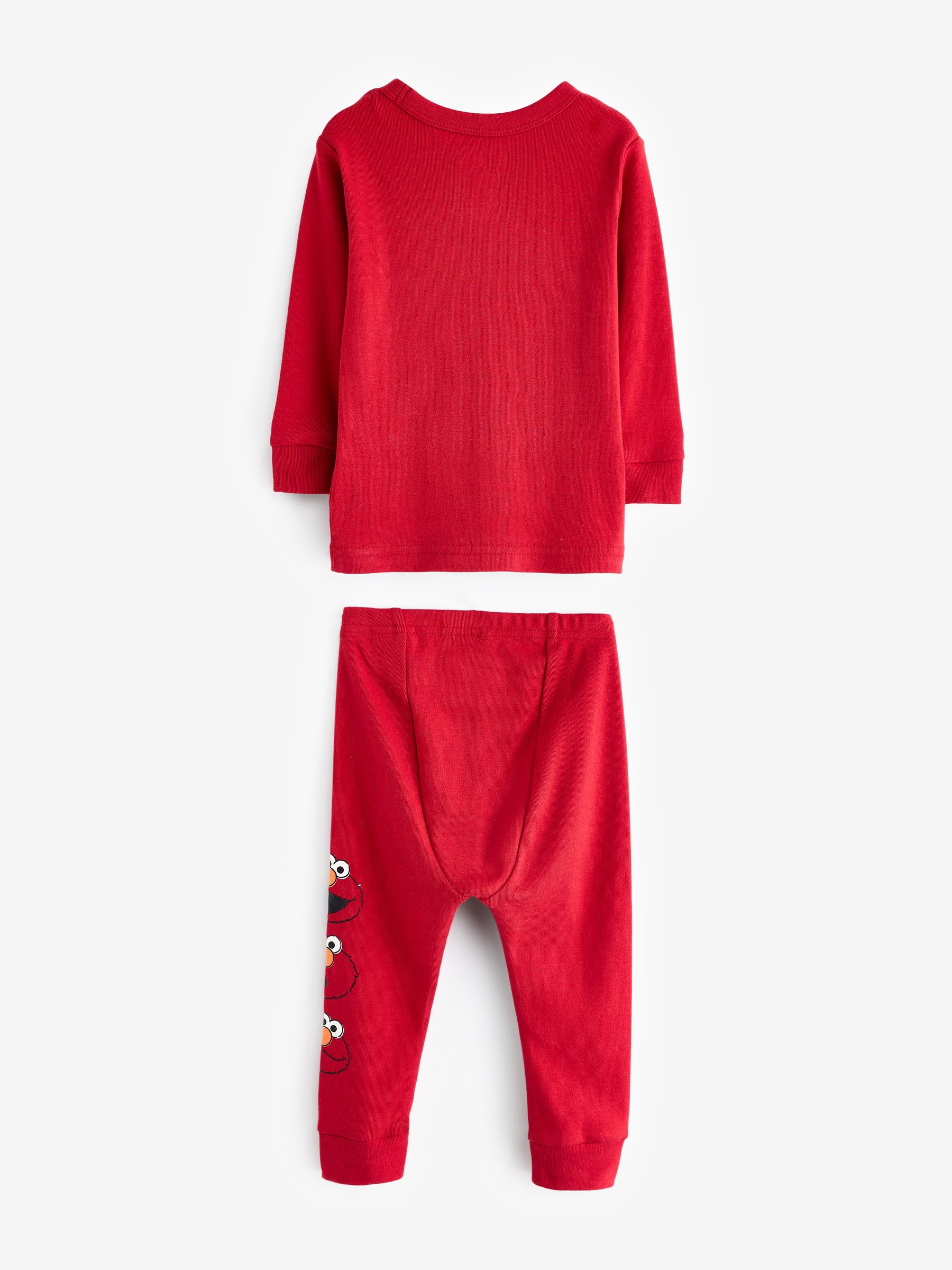 Red Elmo Sesame Street Cotton Long Sleeve Pyjamas (12mths-5yrs) - Image 4 of 7