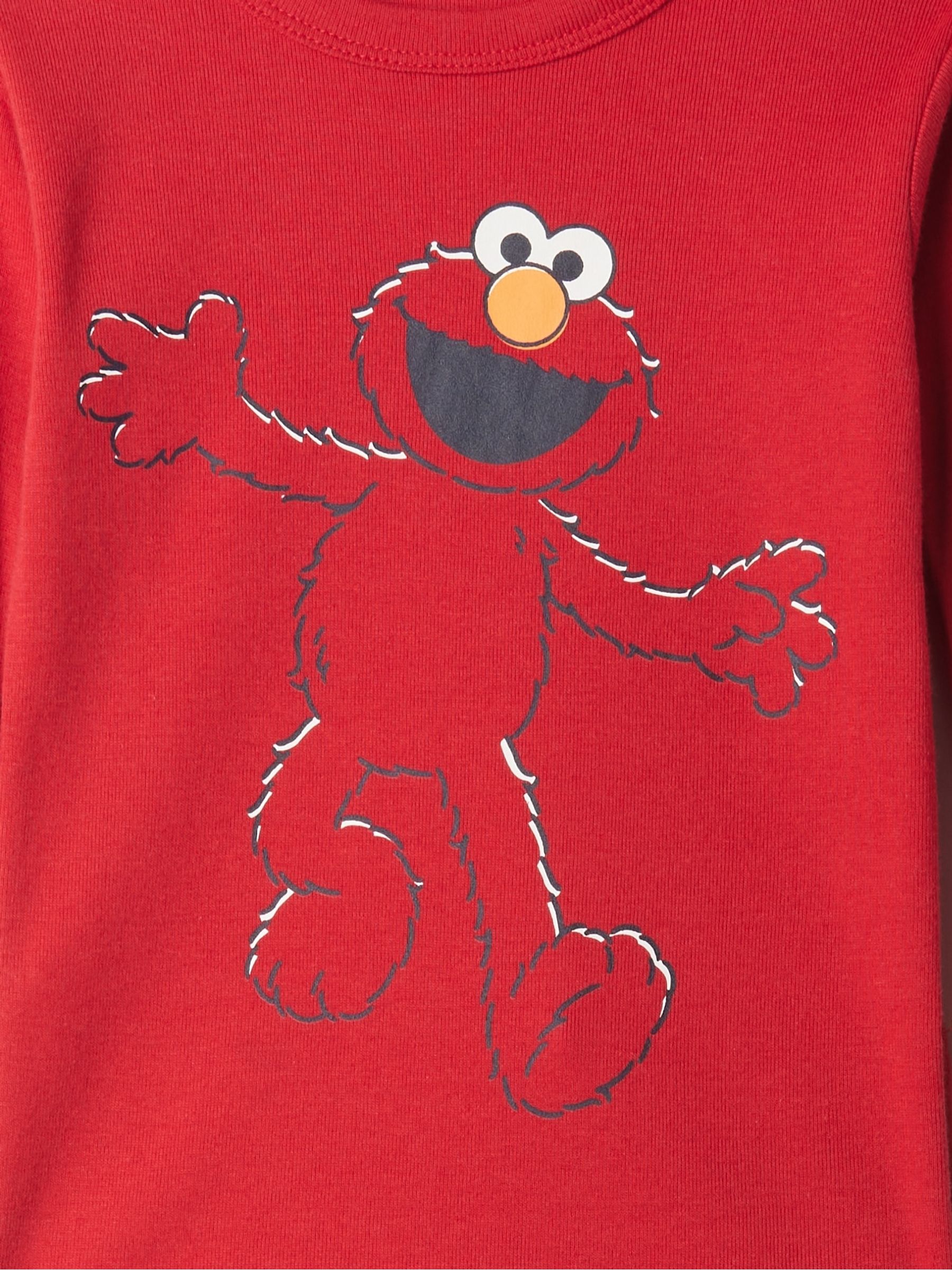Red Elmo Sesame Street Cotton Long Sleeve Pyjamas (12mths-5yrs) - Image 7 of 7