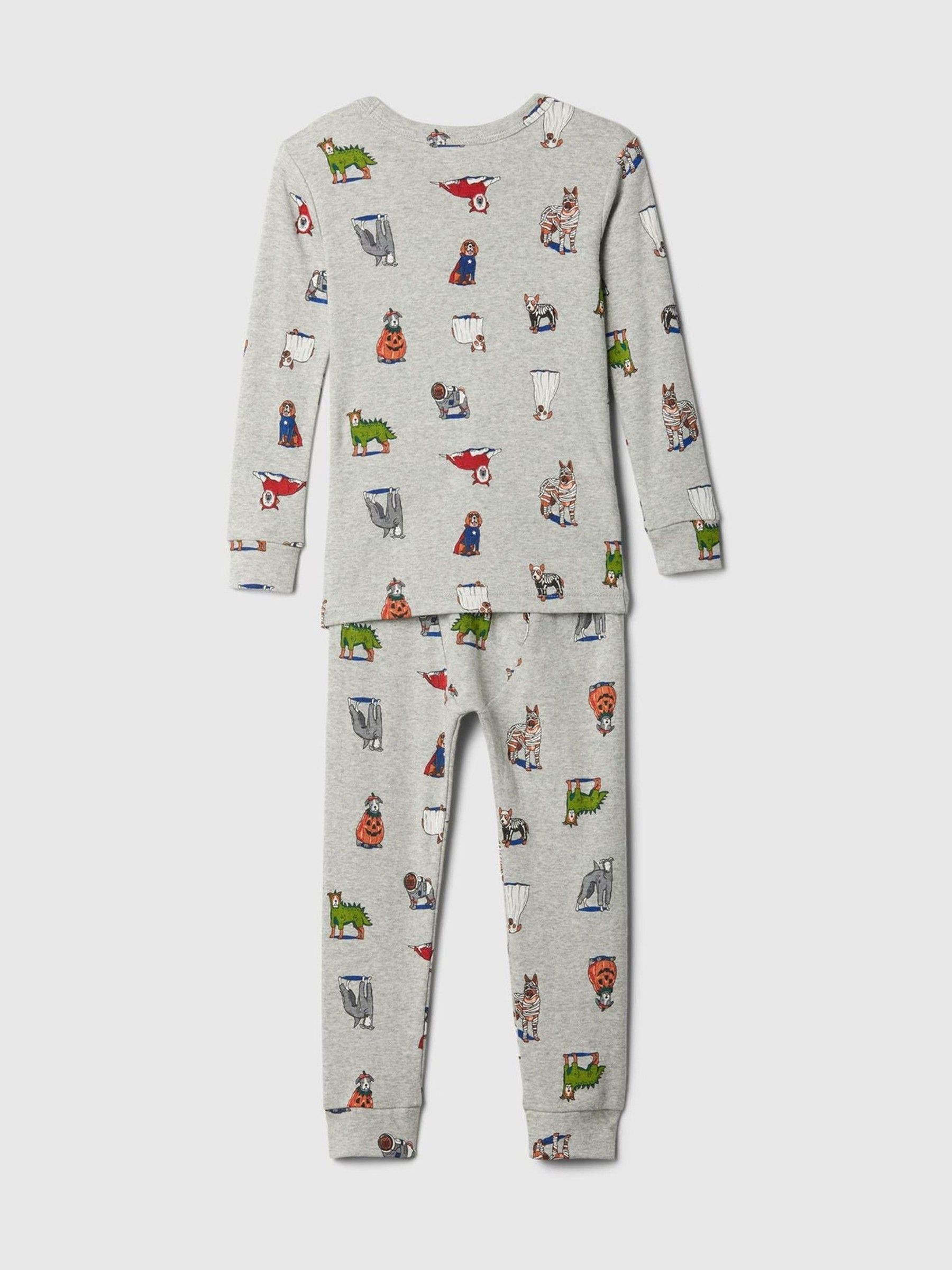 Grey Halloween Long Sleeve Pyjama Set (6mths-5yrs) - Image 1 of 1