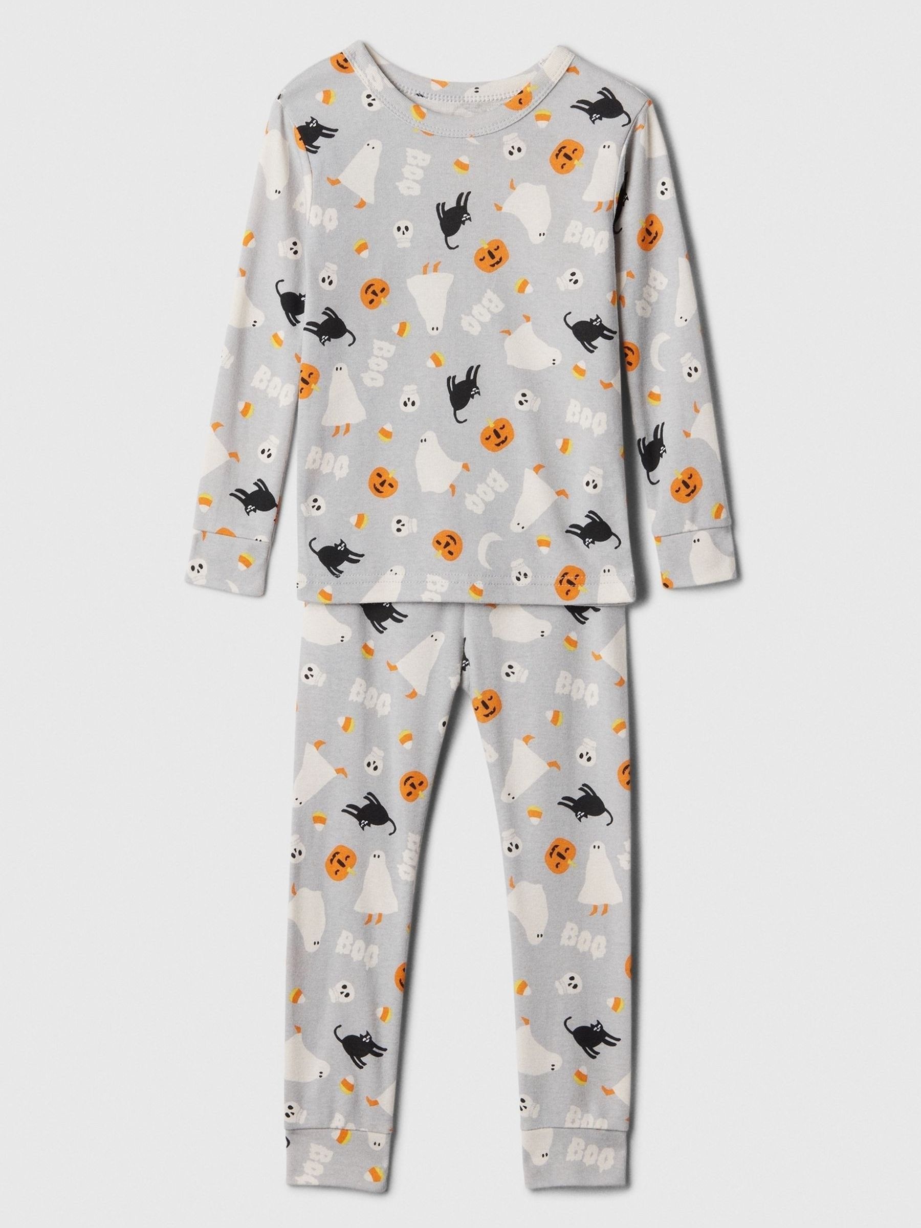 Grey Ghost Halloween Long Sleeve Pyjama Set (6mths-5yrs) - Image 3 of 5