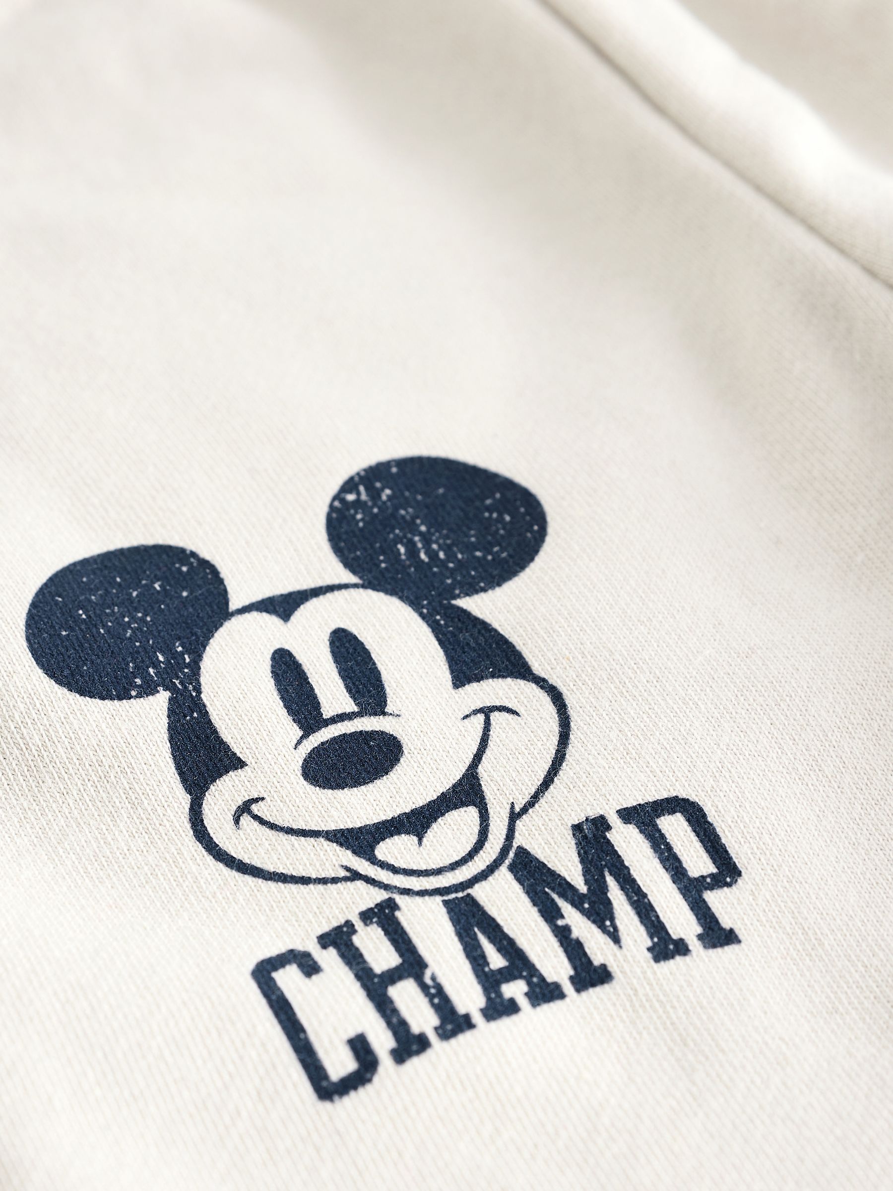 Grey Mickey Mouse Disney Disney Vintage Soft Fleece-Lined Joggers (6mths-5yrs) - Image 3 of 4