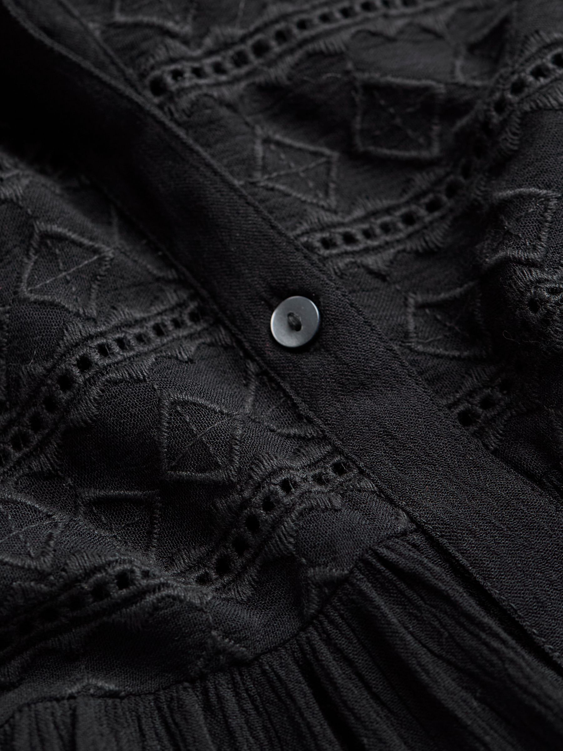Black Lou Embroidered Blouse - Image 7 of 7