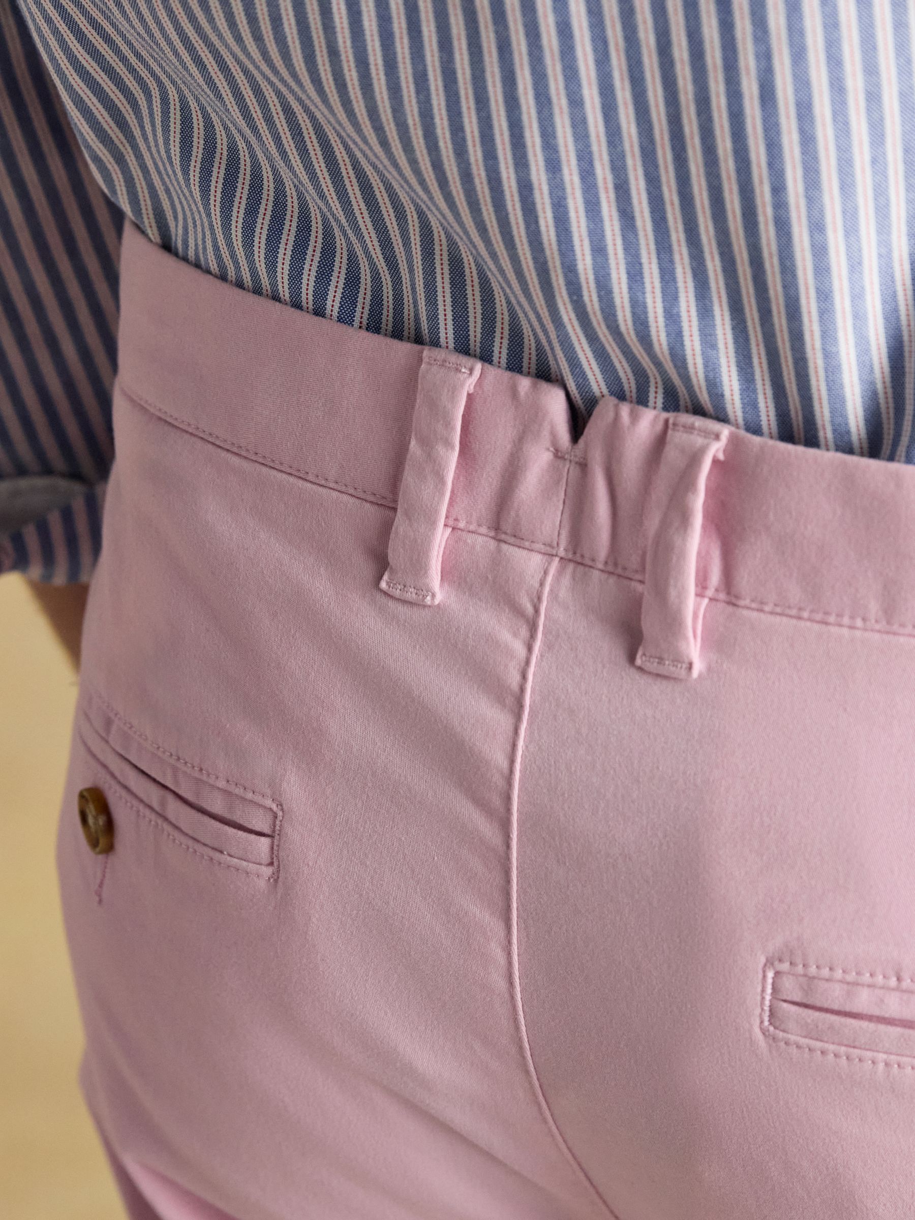 Classic Fit Pink Chino Trousers - Image 7 of 9