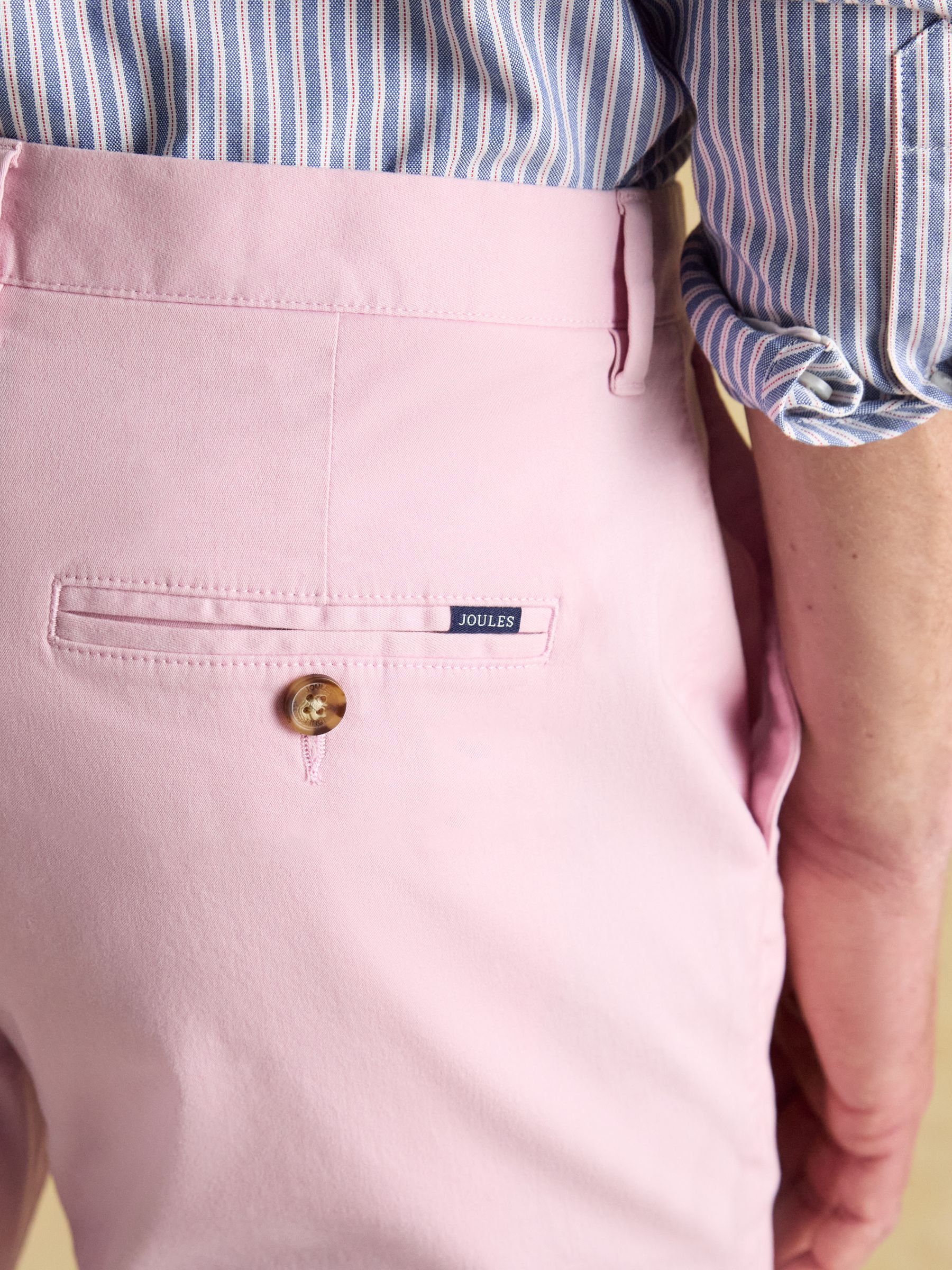 Classic Fit Pink Chino Trousers - Image 8 of 9