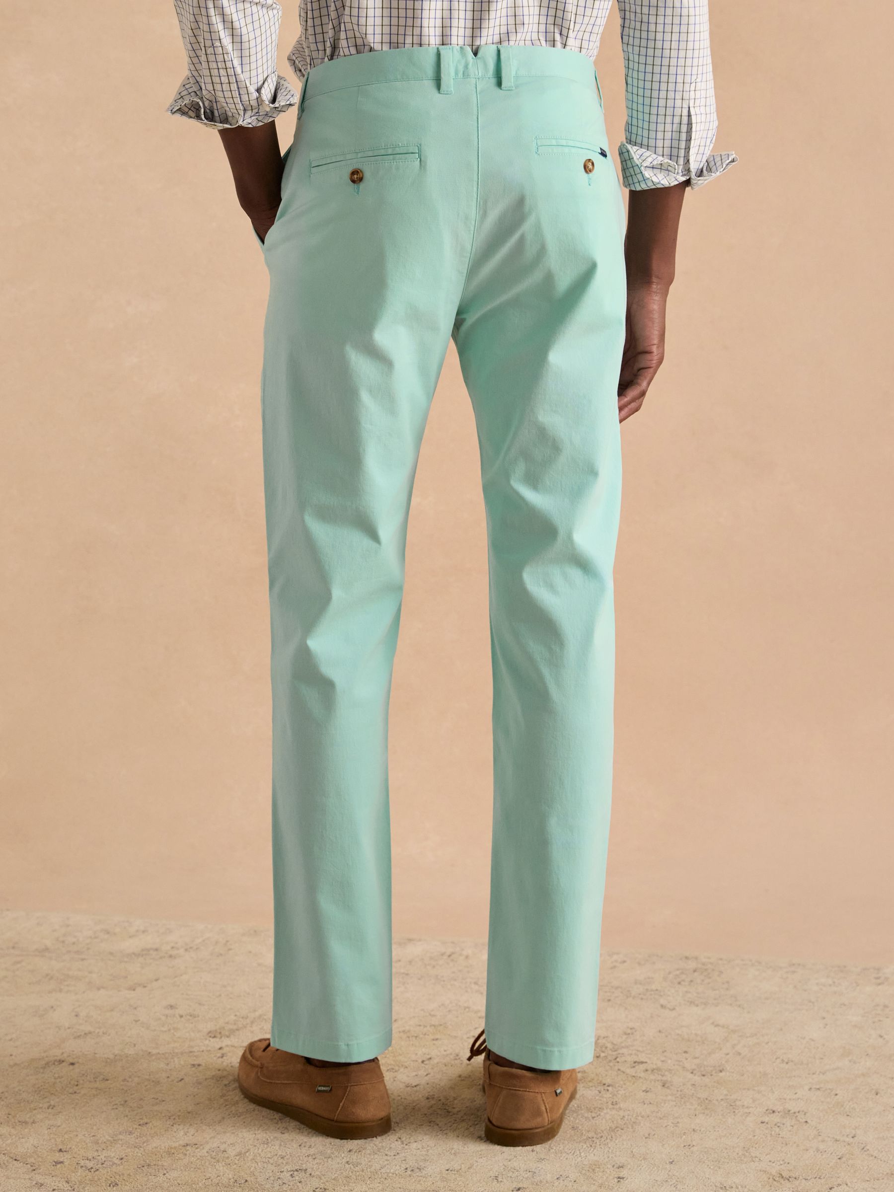 Classic Fit Mint Green Chino Trousers - Image 2 of 8