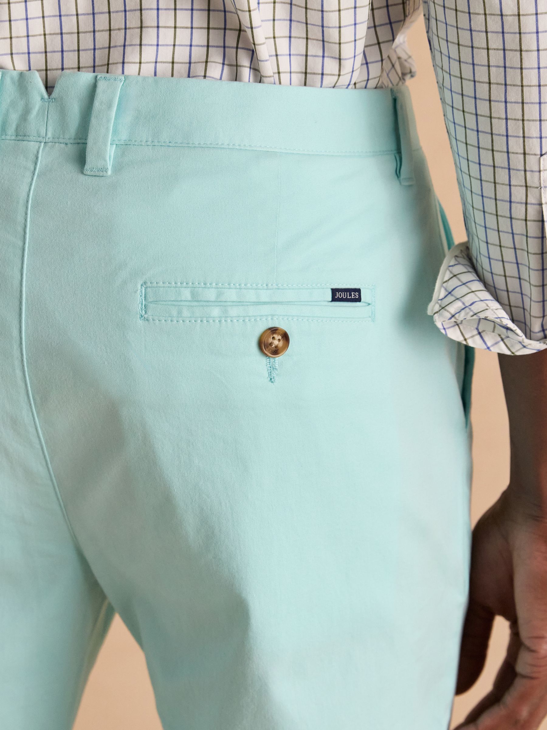 Classic Fit Mint Green Chino Trousers - Image 7 of 8