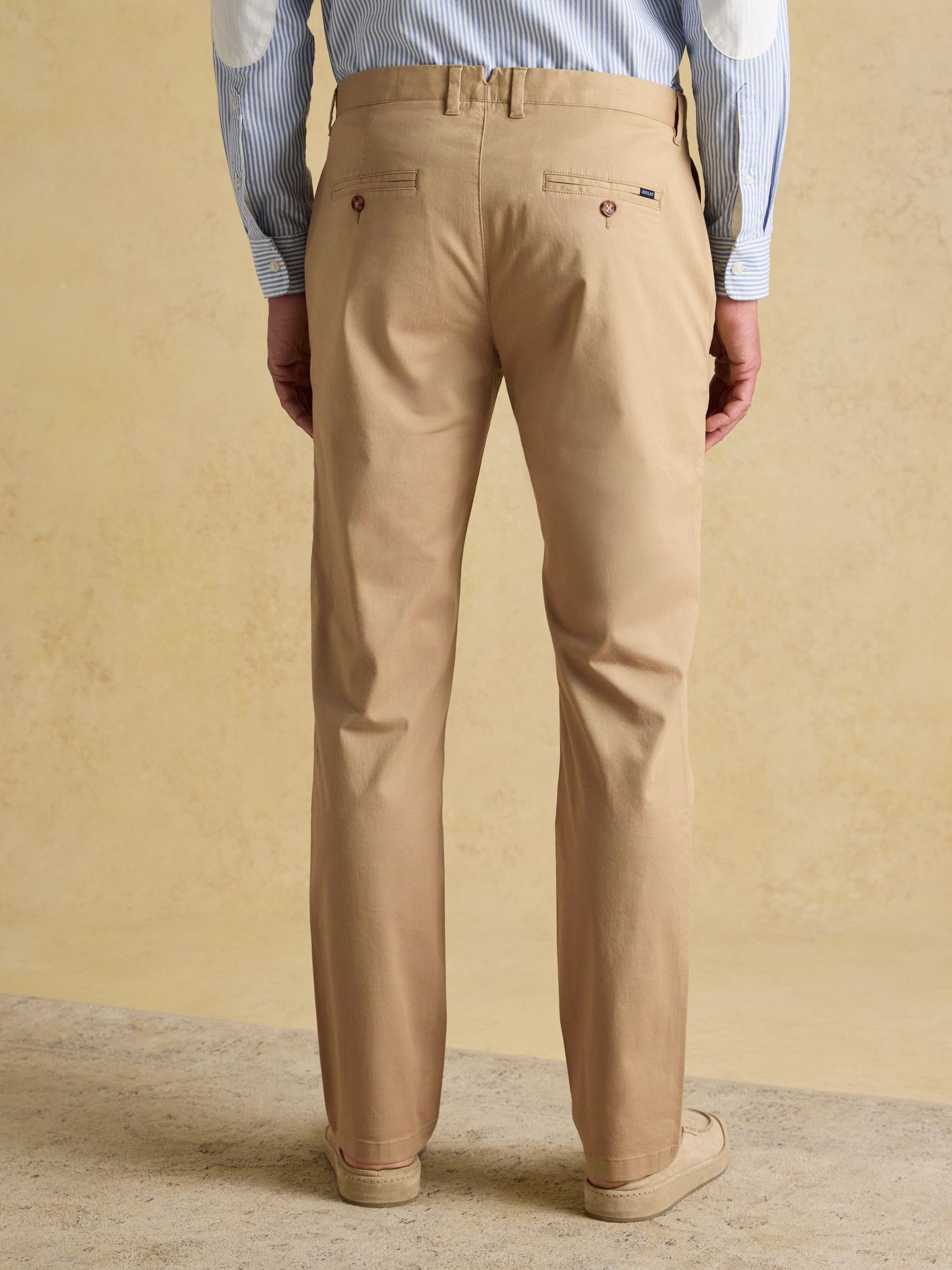 Classic Fit Tan Chino Trousers - Image 2 of 8