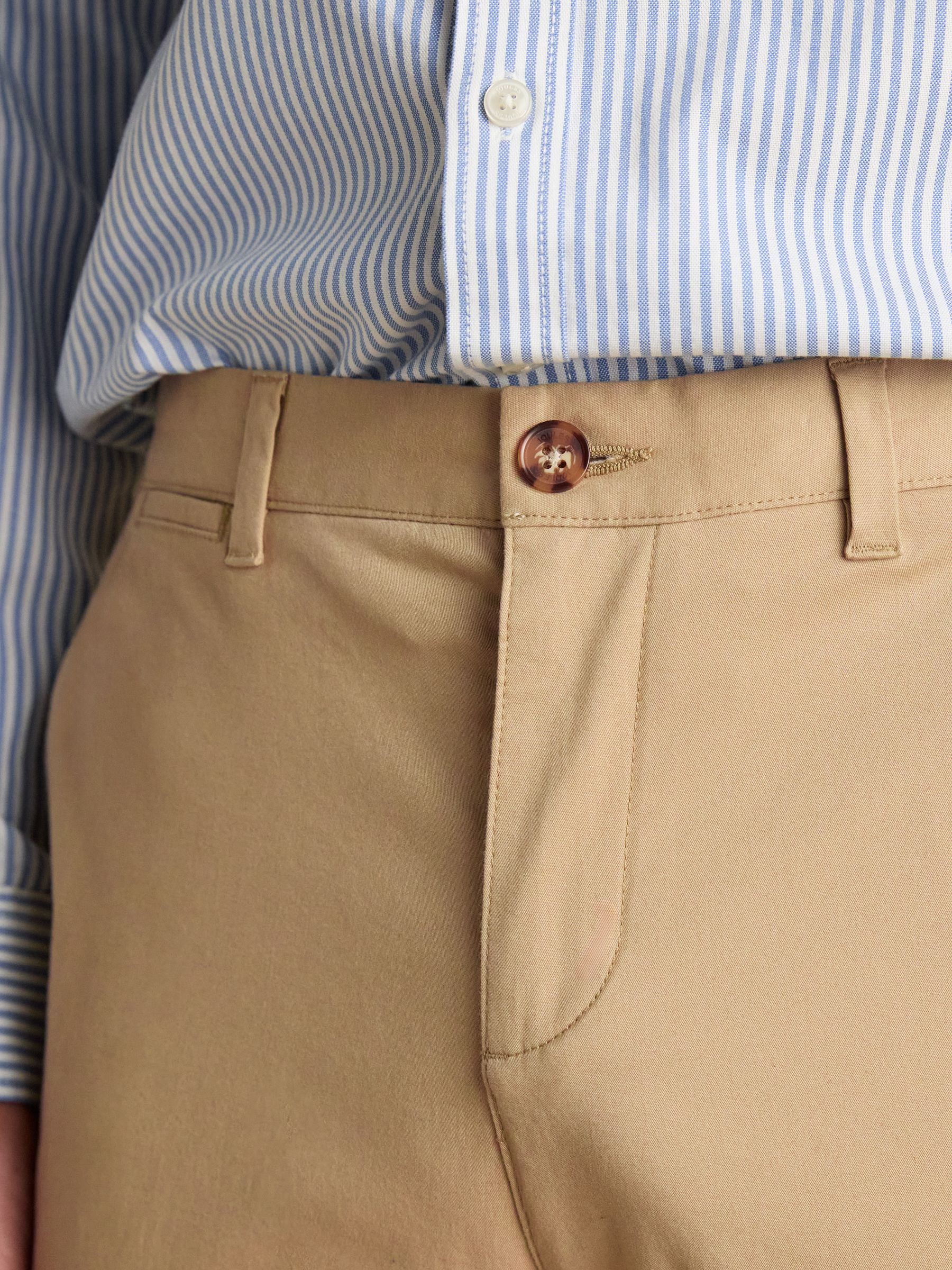 Classic Fit Tan Chino Trousers - Image 4 of 8
