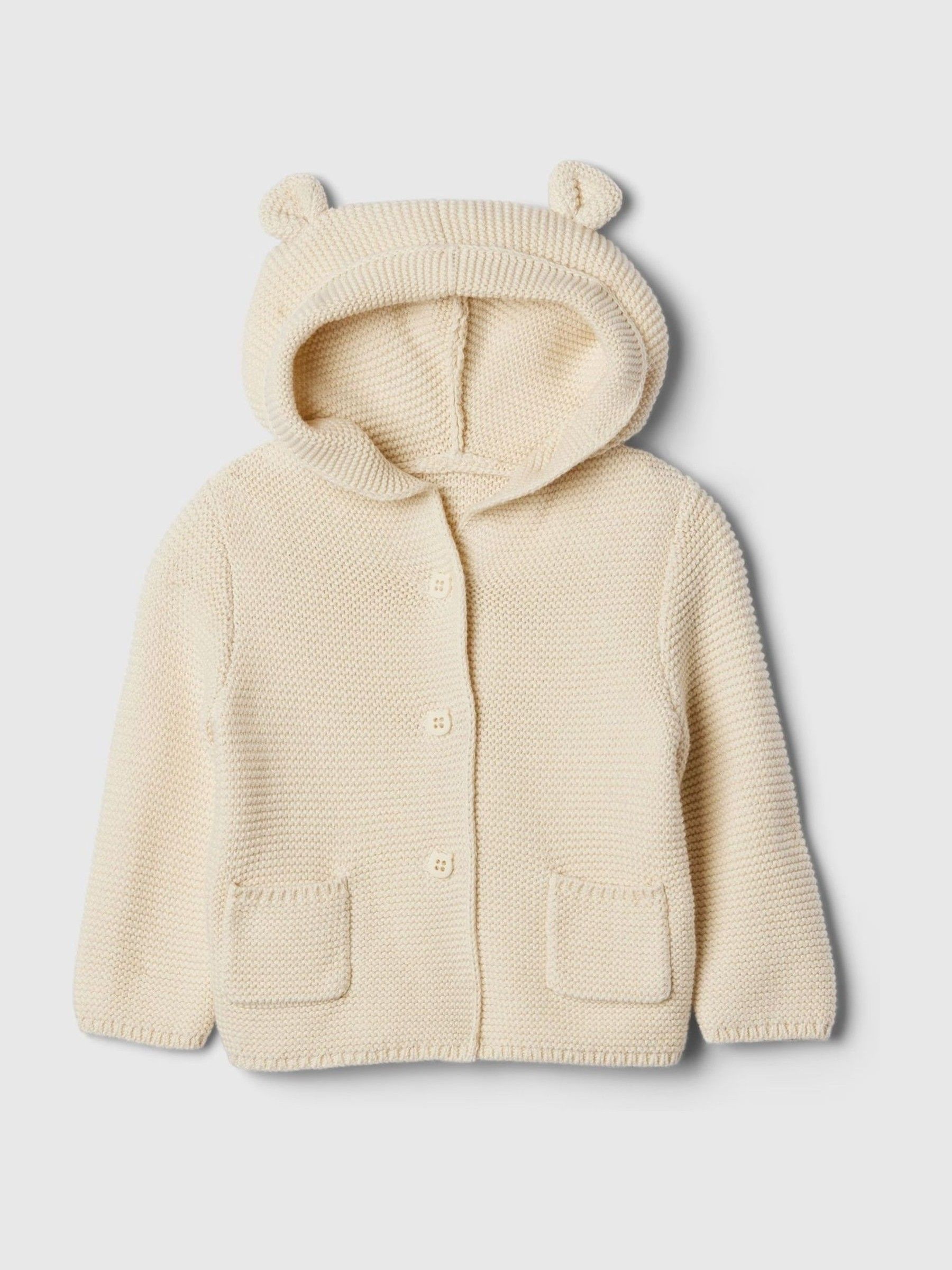 Cream Knitted Brannan Bear Cardigan (Newborn-24mths) - Image 2 of 2