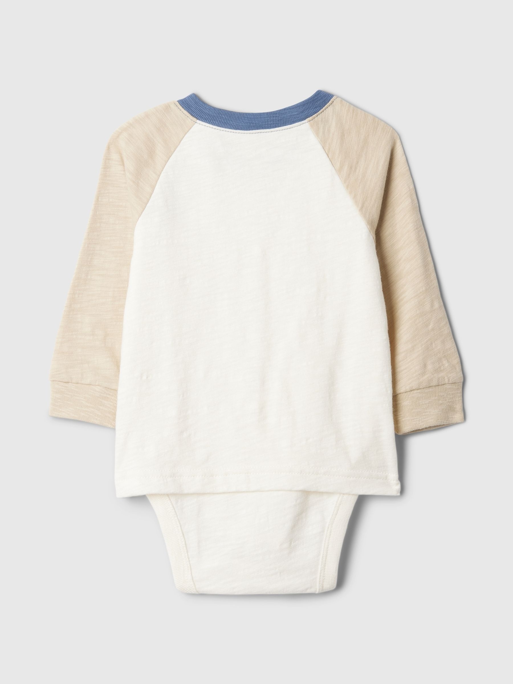 White Varsity One-Piece (Newborn-24mths) - Image 2 of 3