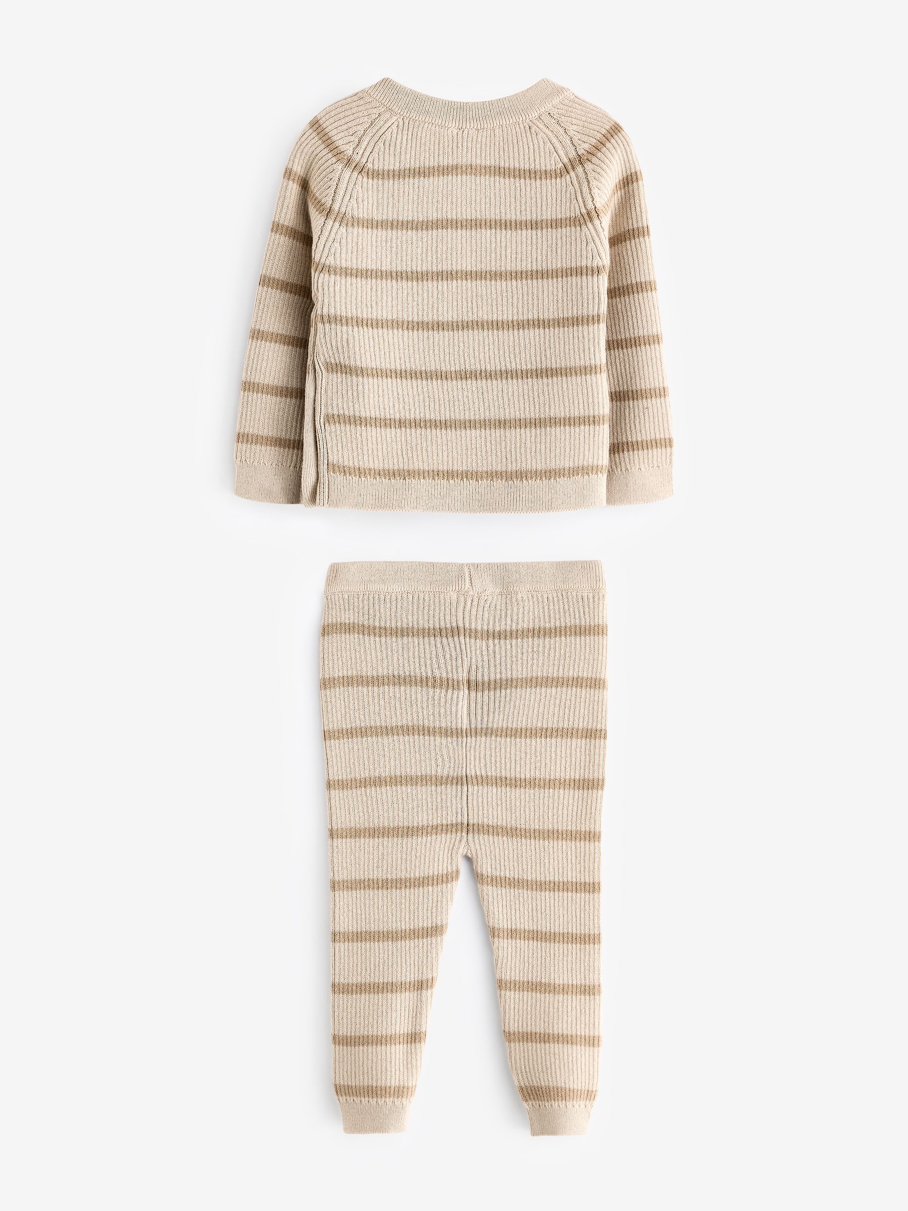 Cream Brannan Bear Wrap Jumper & Bottoms Outfit Set (Newborn-24mths) - Image 3 of 9